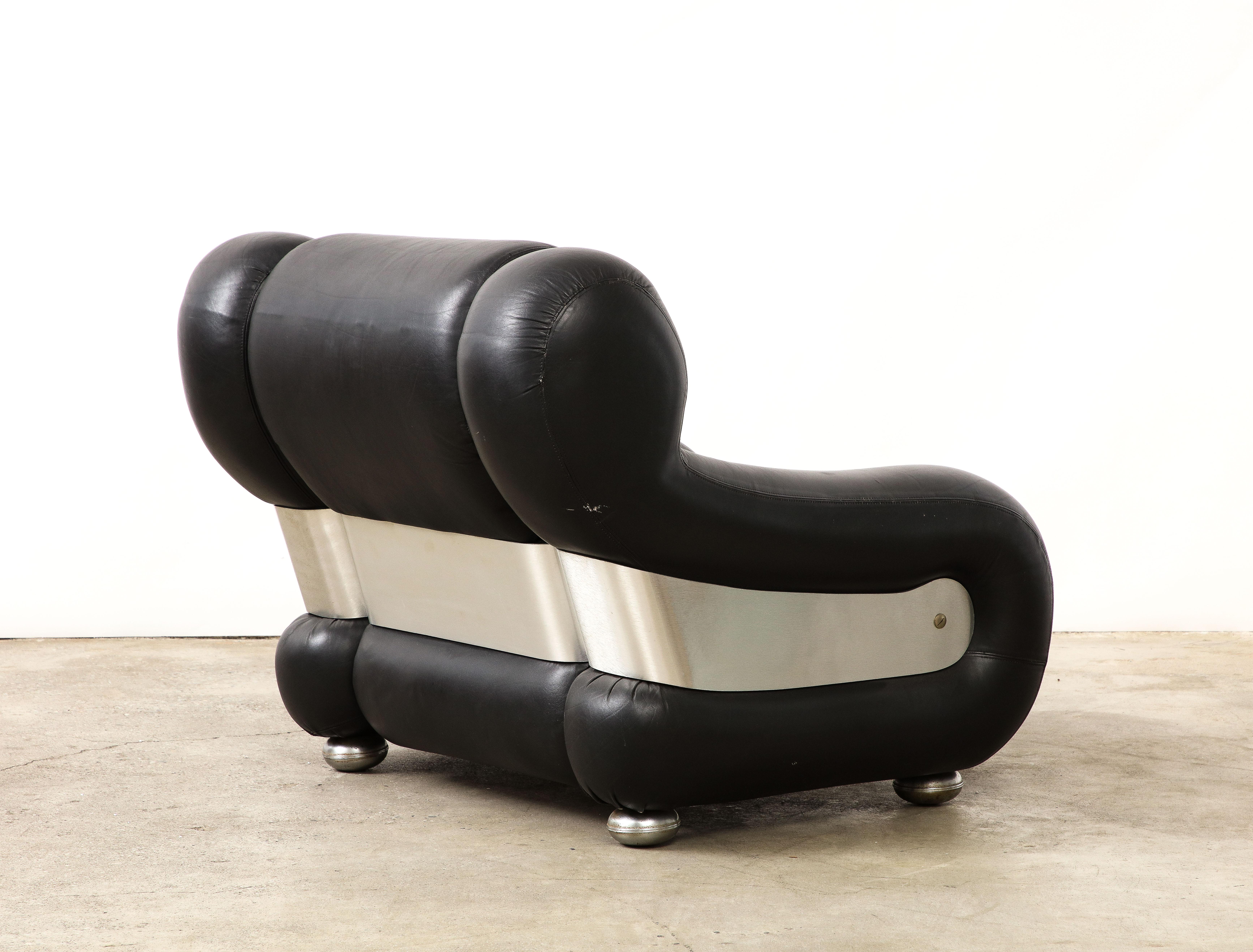 Poltrona alla maniera di Adriano Piazzesi, Italia, C.C. 1970 in vendita 4
