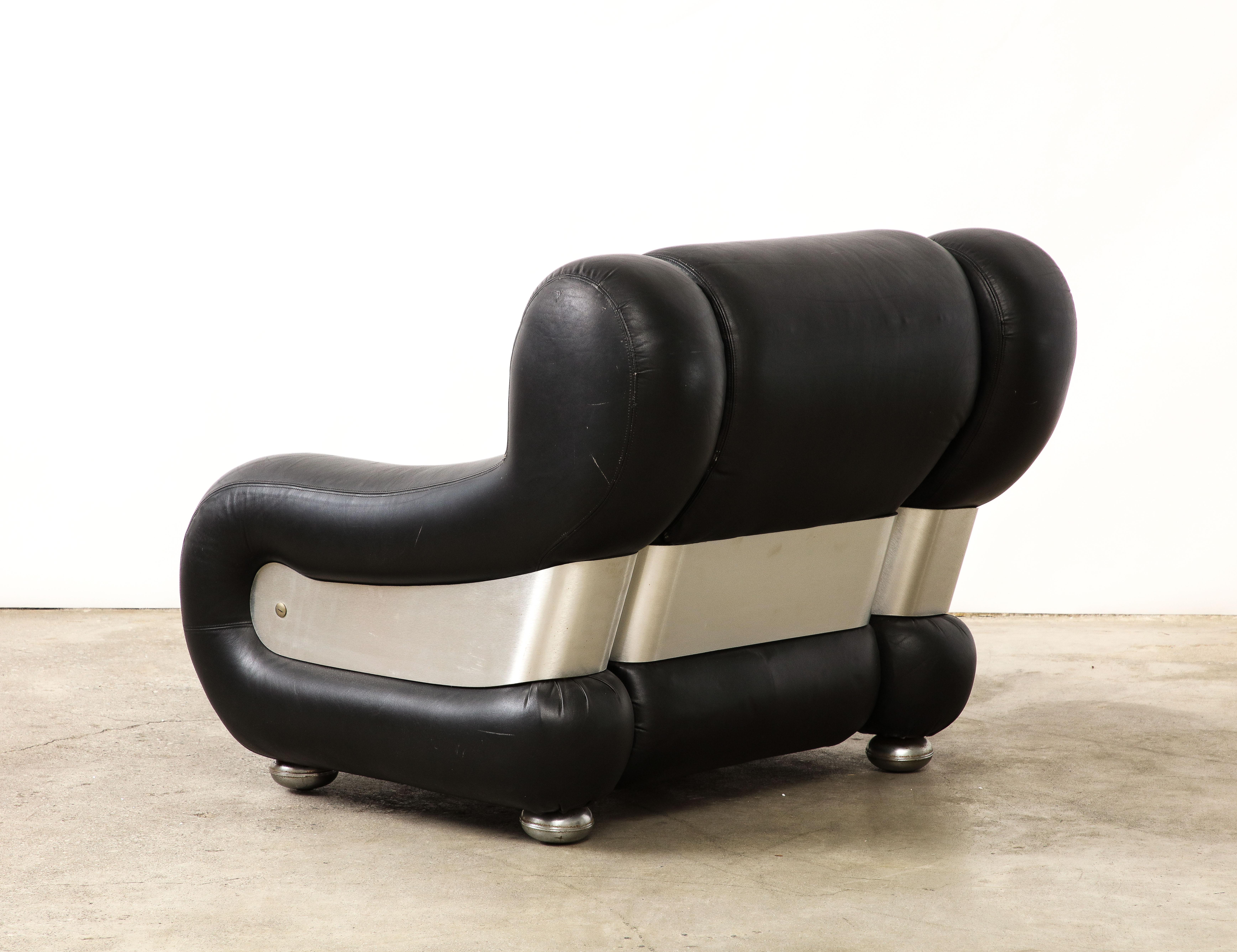Late 20th Century Armchair in the Manner of Adriano Piazzesi, Italy, c. 1970 For Sale