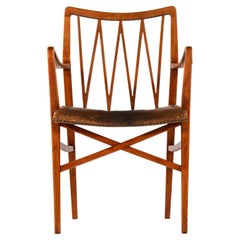Vintage Armchair in the Manner of Axel Larsson Produced in Sweden