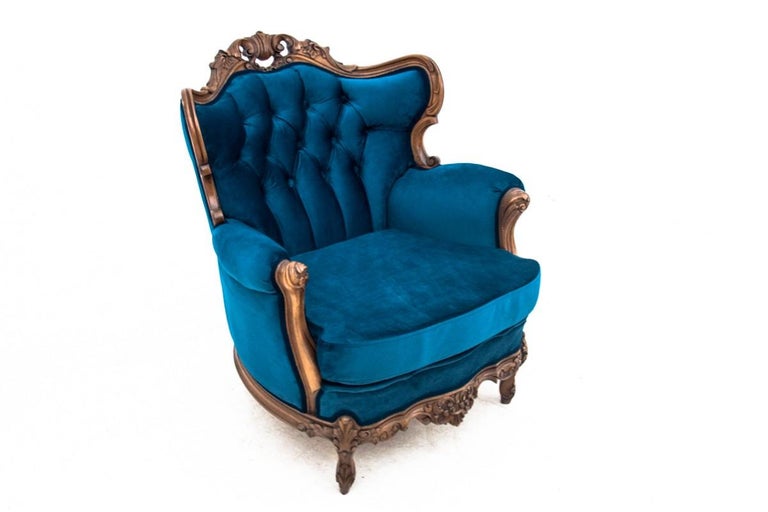 Armchair in the style of Louis Philippe, France, circa 1900s. Restored