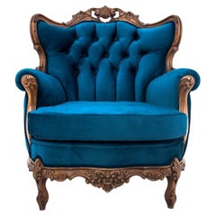 Armchair in the style of Louis Philippe, France, circa 1900s. Restored