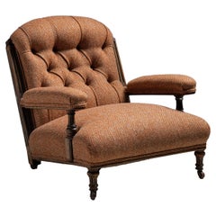 Armchair in Tweed by Pierre Frey, England circa 1860
