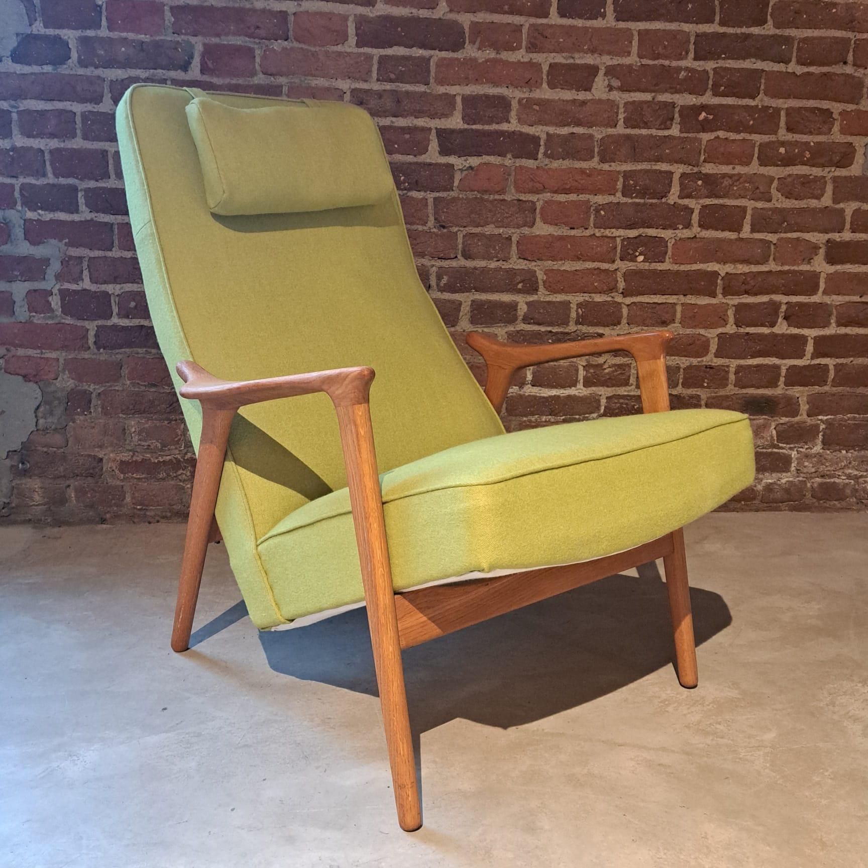 Sessel aus Wolle, Dänemark, 1960 im Zustand „Gut“ im Angebot in Torino, IT