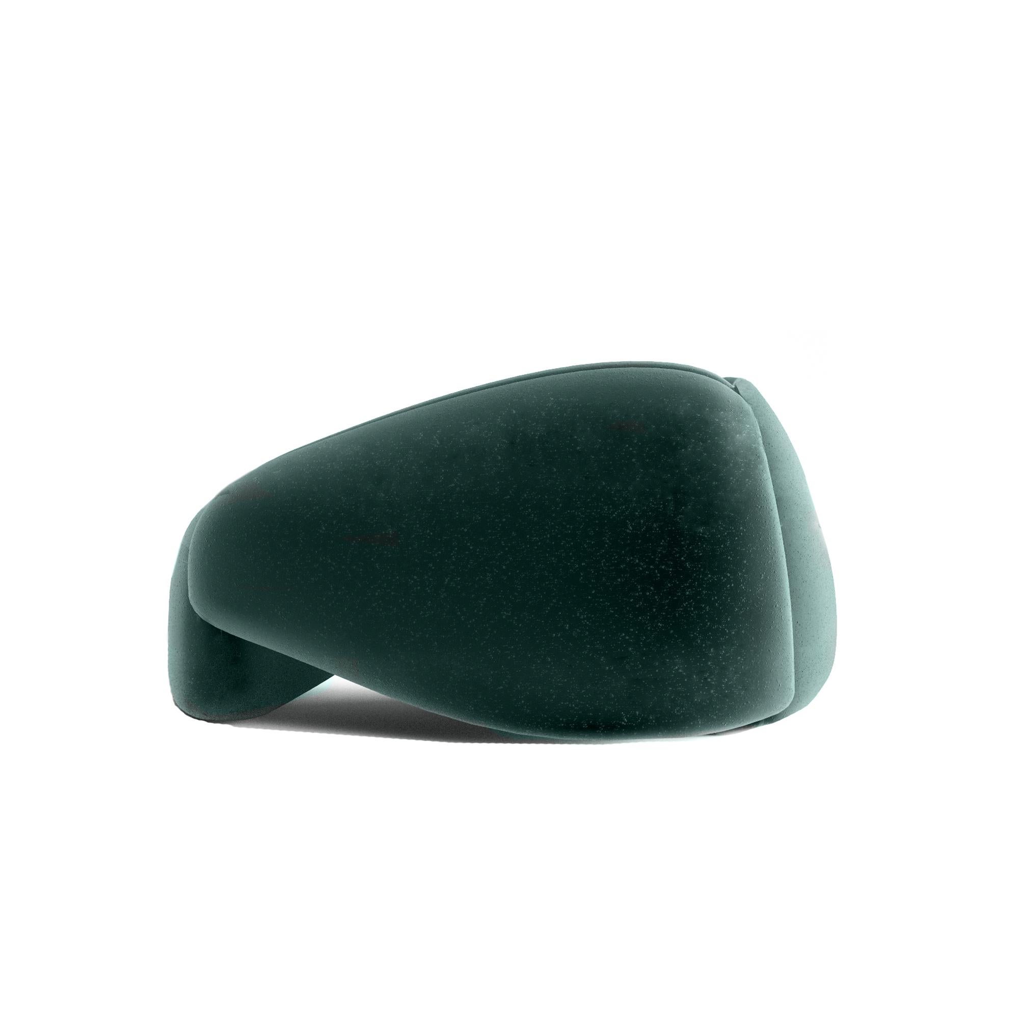 Portuguese Armchair Jell in green Kvadrat upholstery For Sale
