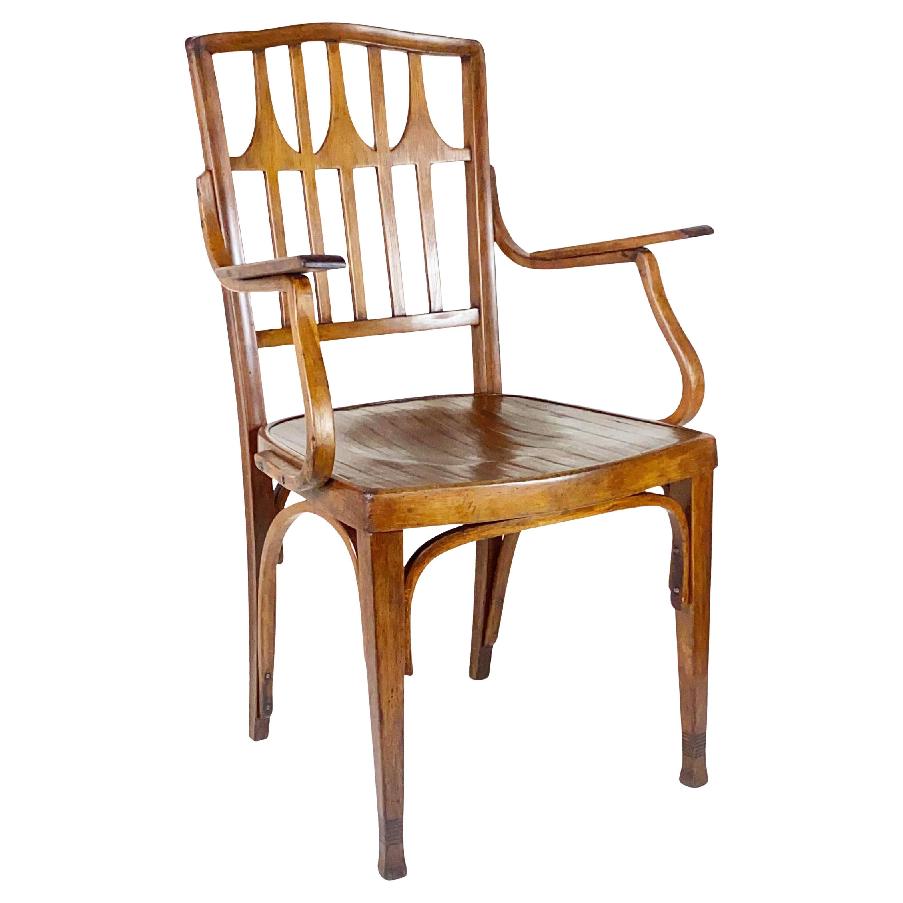 Armchair J&J Kohn Nr.327 designed by Koloman Moser, since 1902 en vente