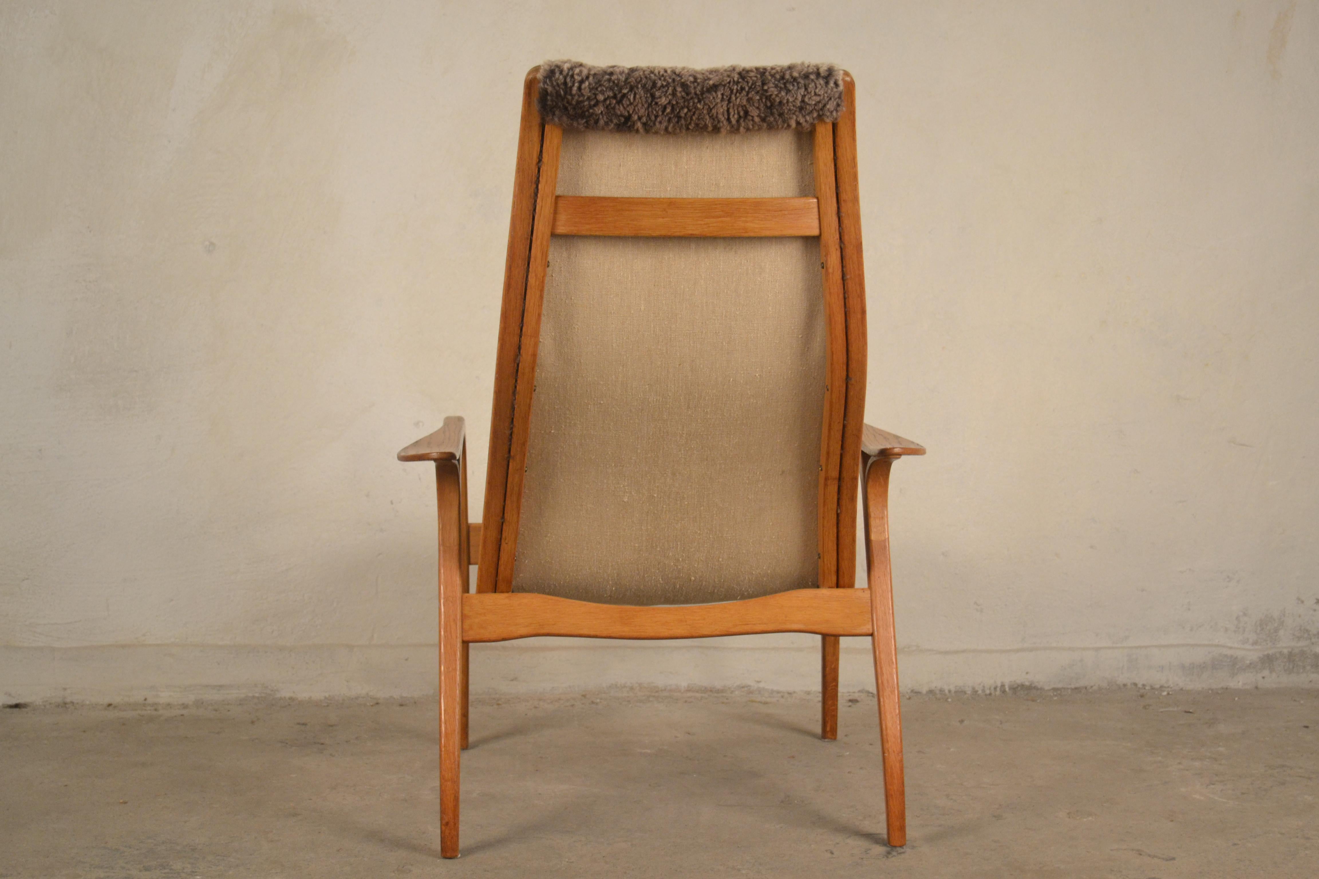 Swedish Armchair Lamino Swedese, designed by Yngve Ekström, 1960s For Sale