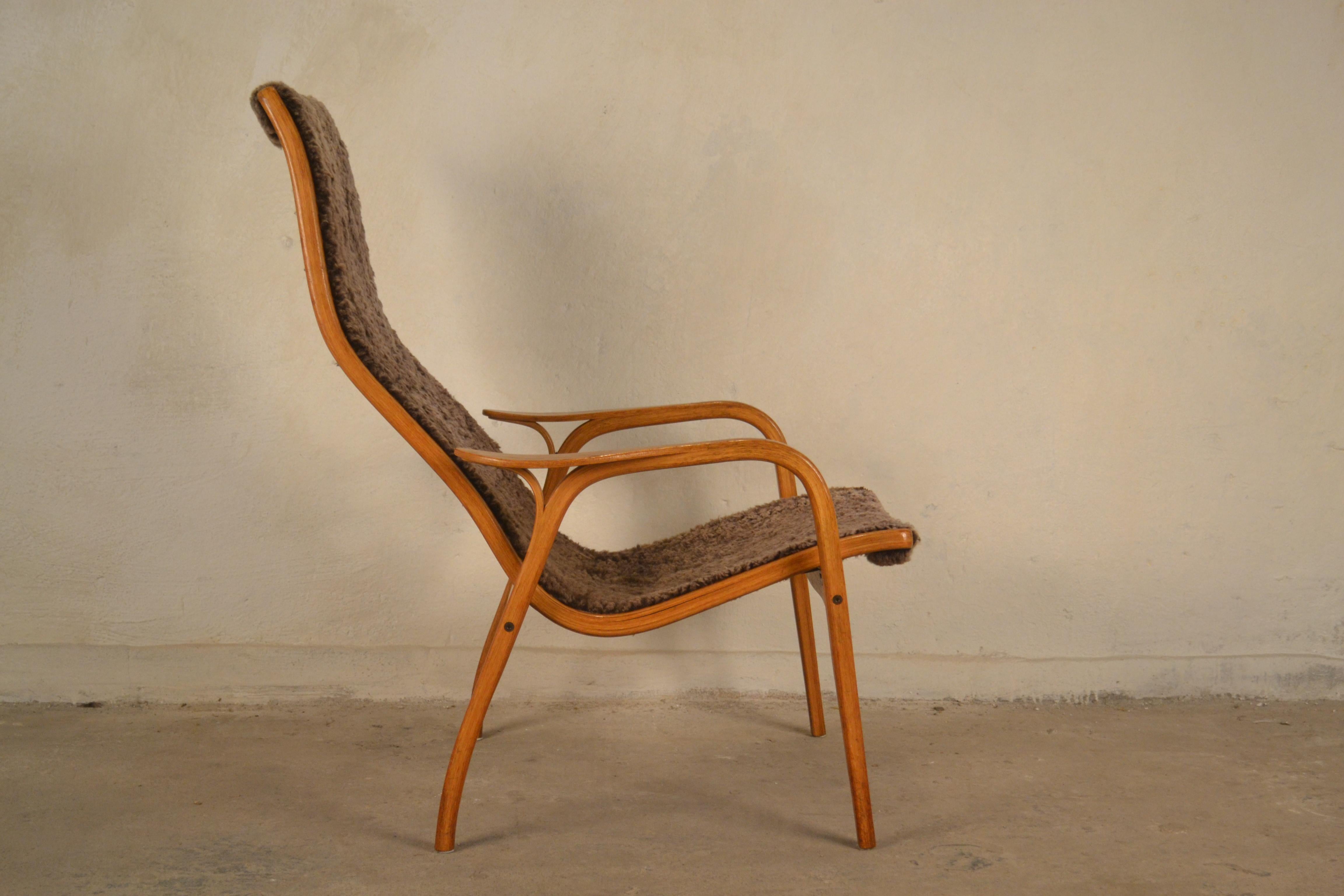 Armchair Lamino Swedese, designed by Yngve Ekström, 1960s In Good Condition For Sale In Mazowieckie, PL