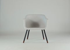 Armchair Large GRAY, seduta ecologica in carta - fatto a mano