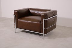 Armchair LC 3 Le Corbusier Produced by Cassina in 1970