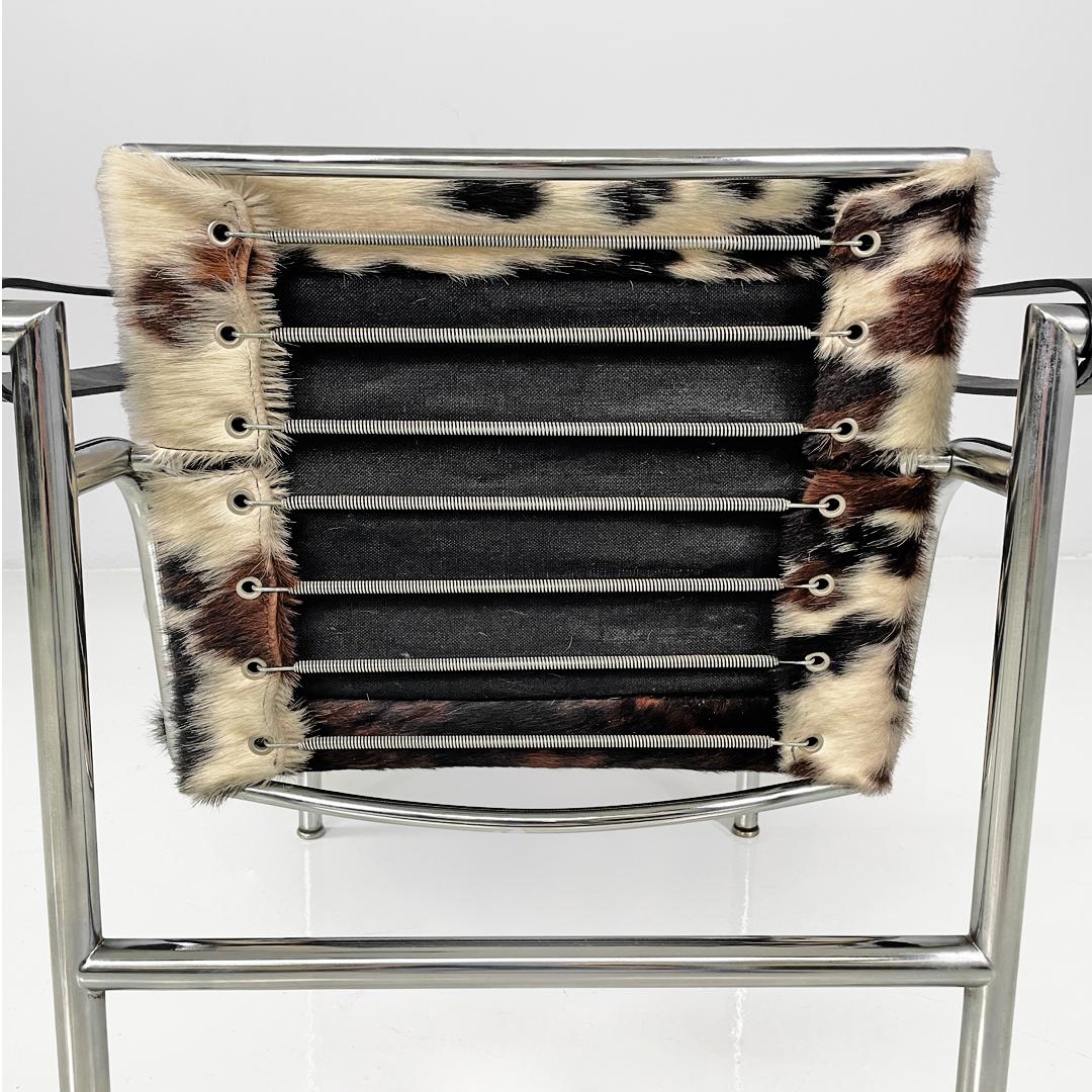 Poltrona LC1 Le Corbusier, Pierre Jeanneret, Charlotte Perriand per Cassina, anni '70 in vendita 7