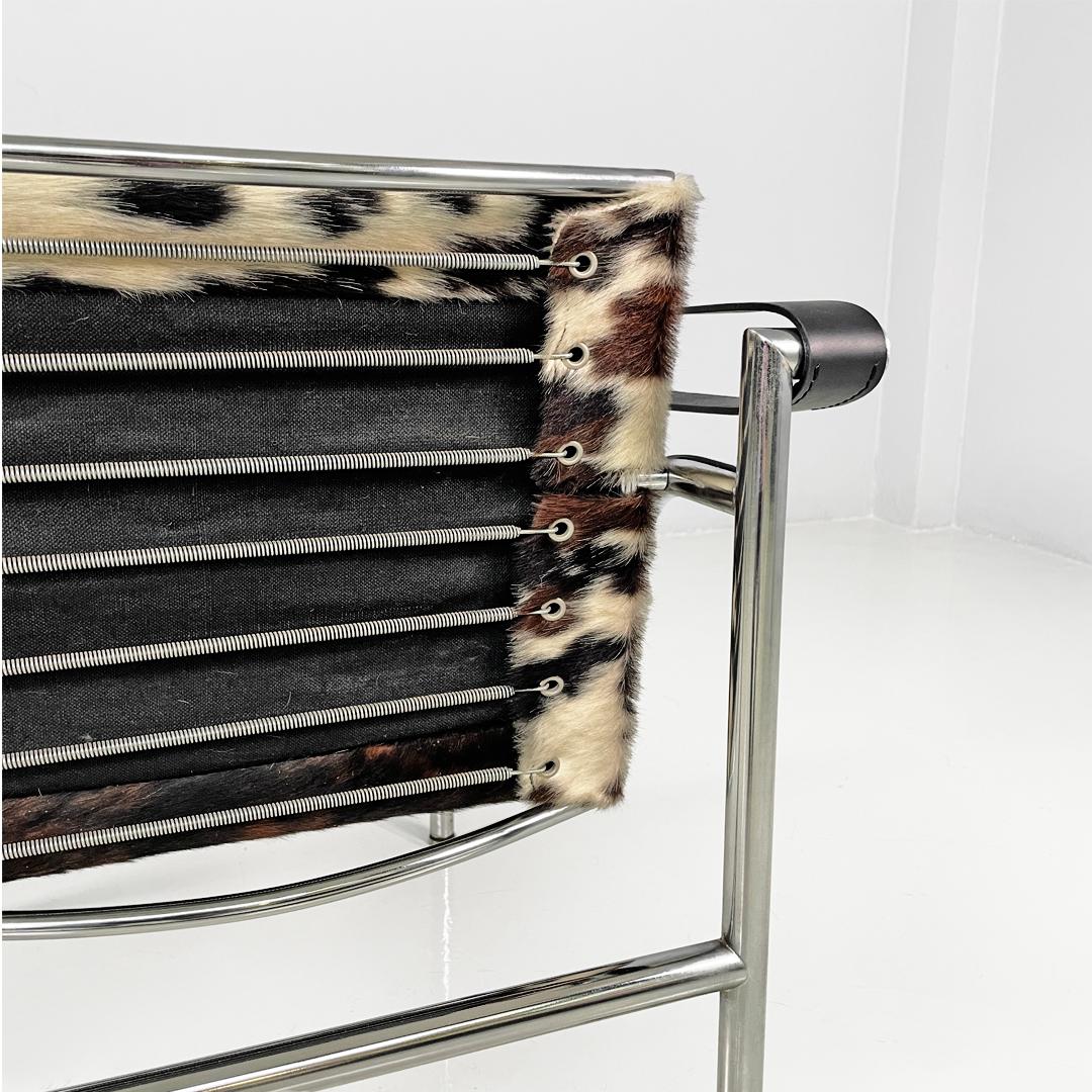Poltrona LC1 Le Corbusier, Pierre Jeanneret, Charlotte Perriand per Cassina, anni '70 in vendita 8
