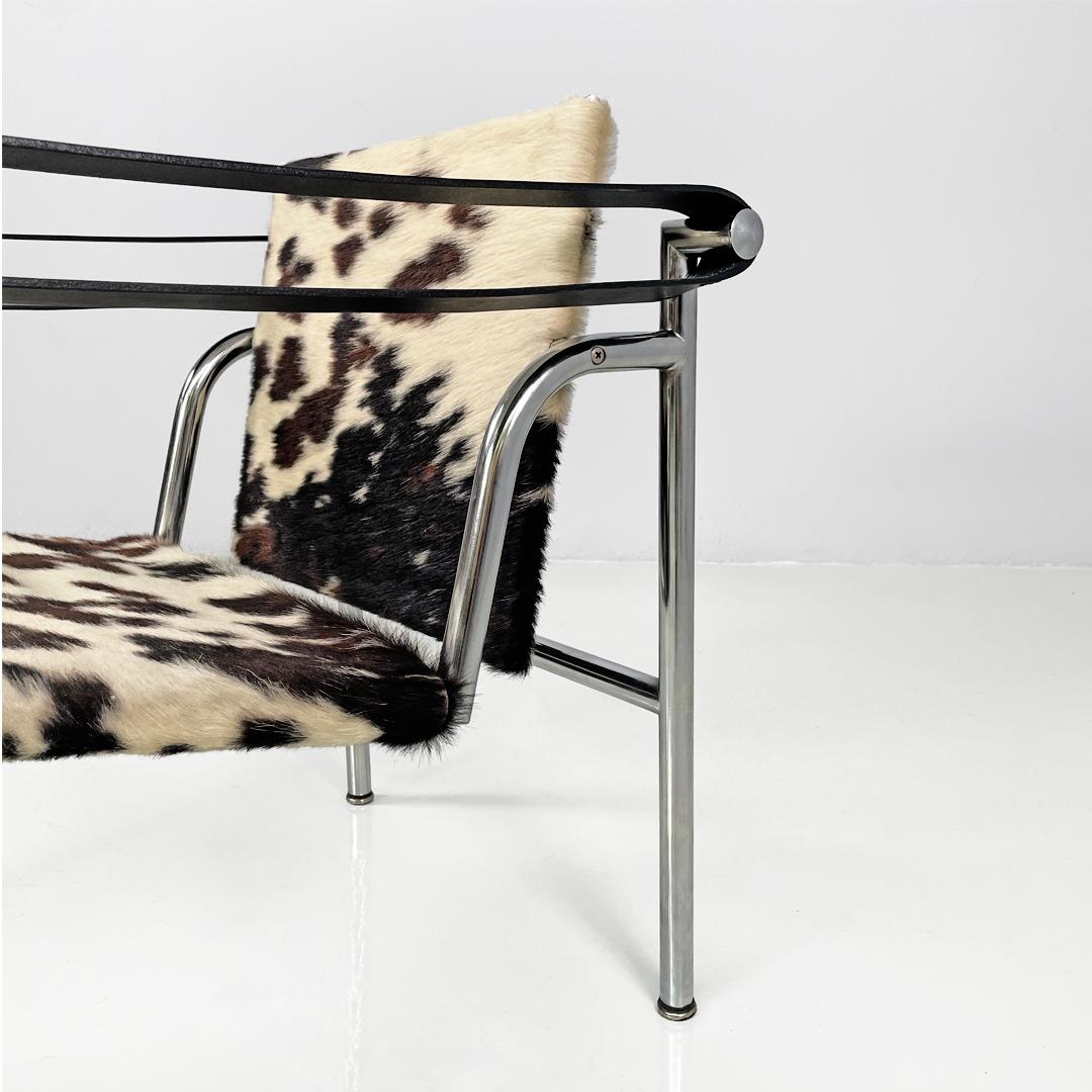 Poltrona LC1 Le Corbusier, Pierre Jeanneret, Charlotte Perriand per Cassina, anni '70 in vendita 9