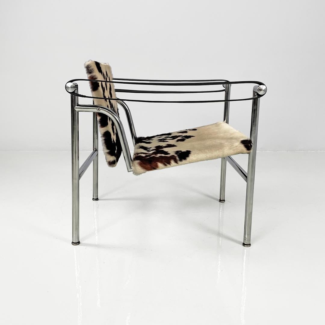 Moderno Poltrona LC1 Le Corbusier, Pierre Jeanneret, Charlotte Perriand per Cassina, anni '70 in vendita