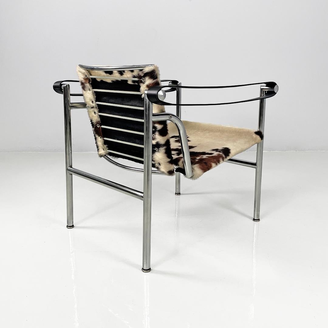 Italiano Poltrona LC1 Le Corbusier, Pierre Jeanneret, Charlotte Perriand per Cassina, anni '70 in vendita