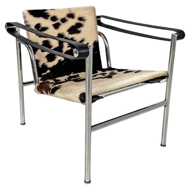 Poltrona LC1 Le Corbusier, Pierre Jeanneret, Charlotte Perriand per Cassina, anni '70 in vendita