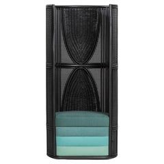 Fauteuil Lisetta Black Edition d'Elena Salmistraro pour Bottega Intreccio