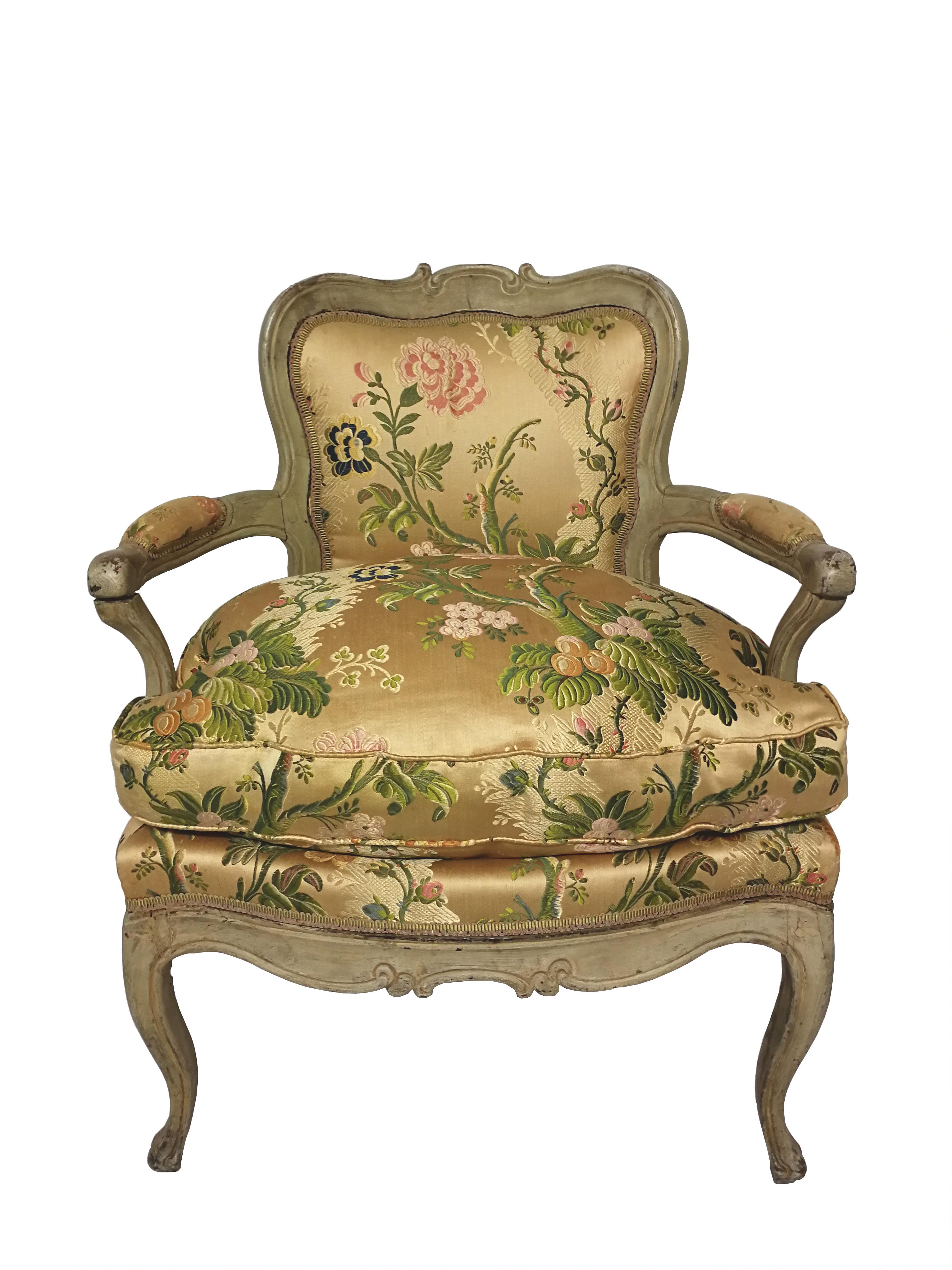 18th Century and Earlier Armchair Louis XV Period 18th Century