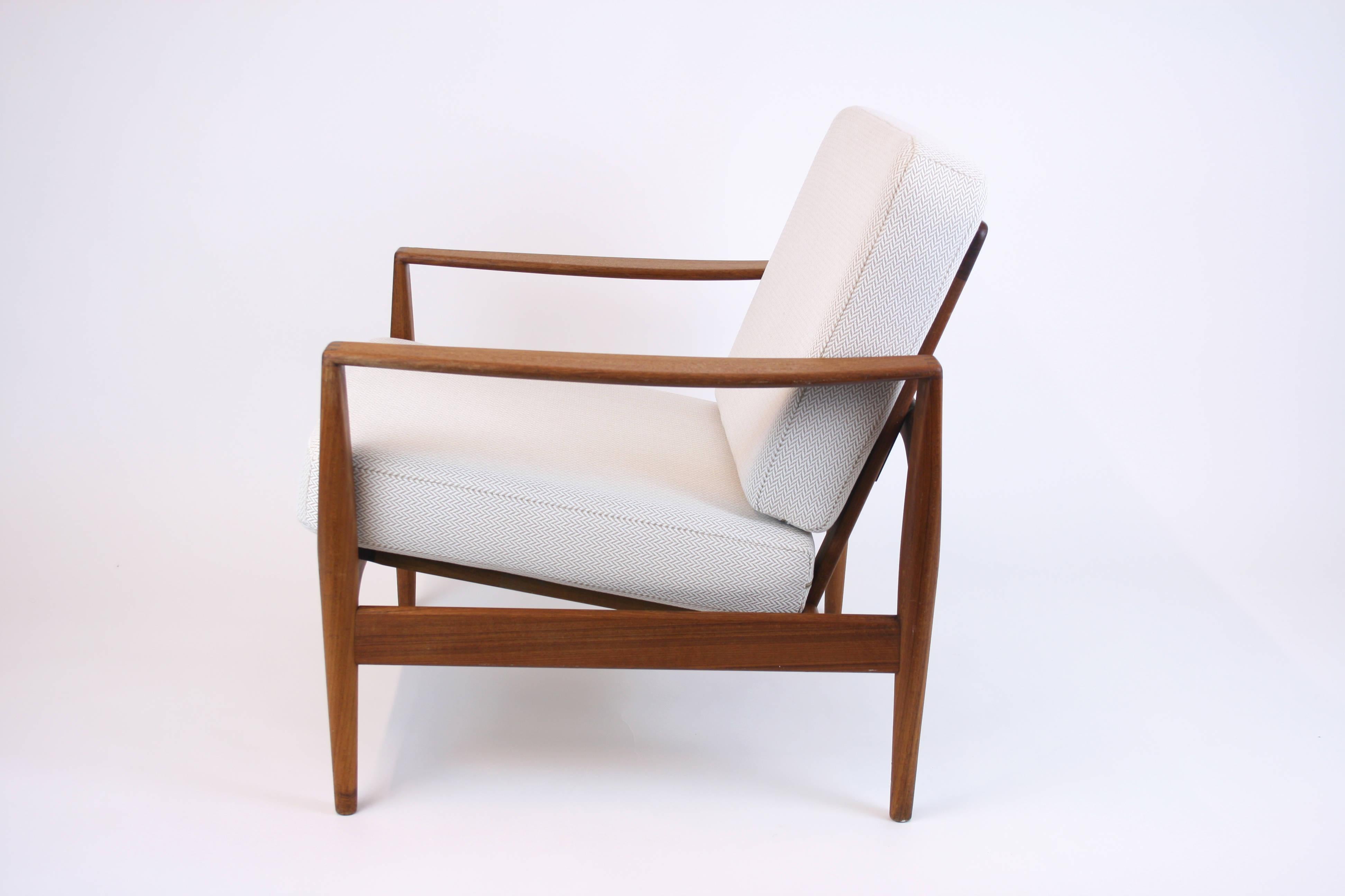 Danish Armchair Lounge Chair by Arne Wahl Iversen Original Design, Denmark, 1960s For Sale