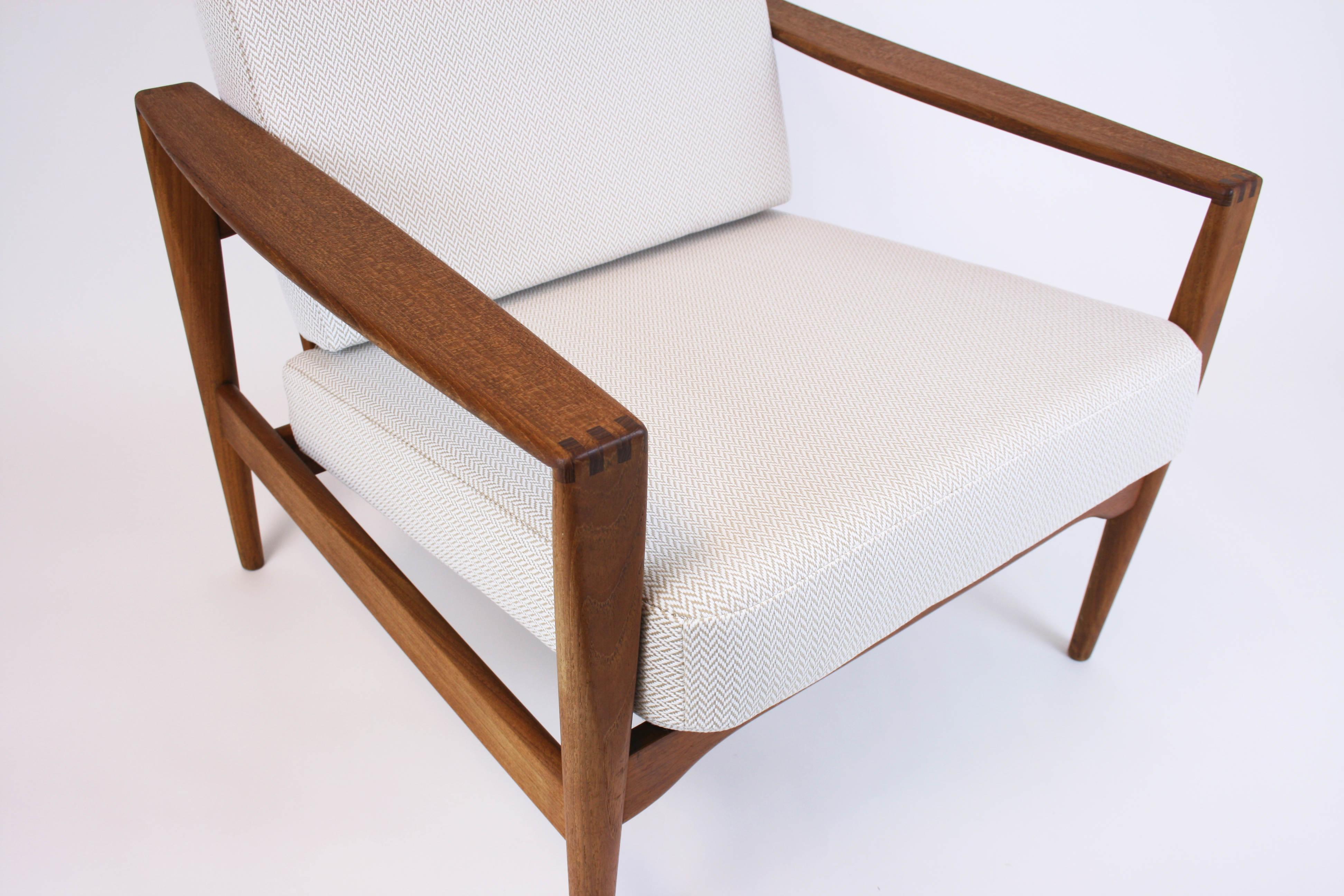Armchair Lounge Chair by Arne Wahl Iversen Original Design, Denmark, 1960s In Good Condition For Sale In Vienna, AT