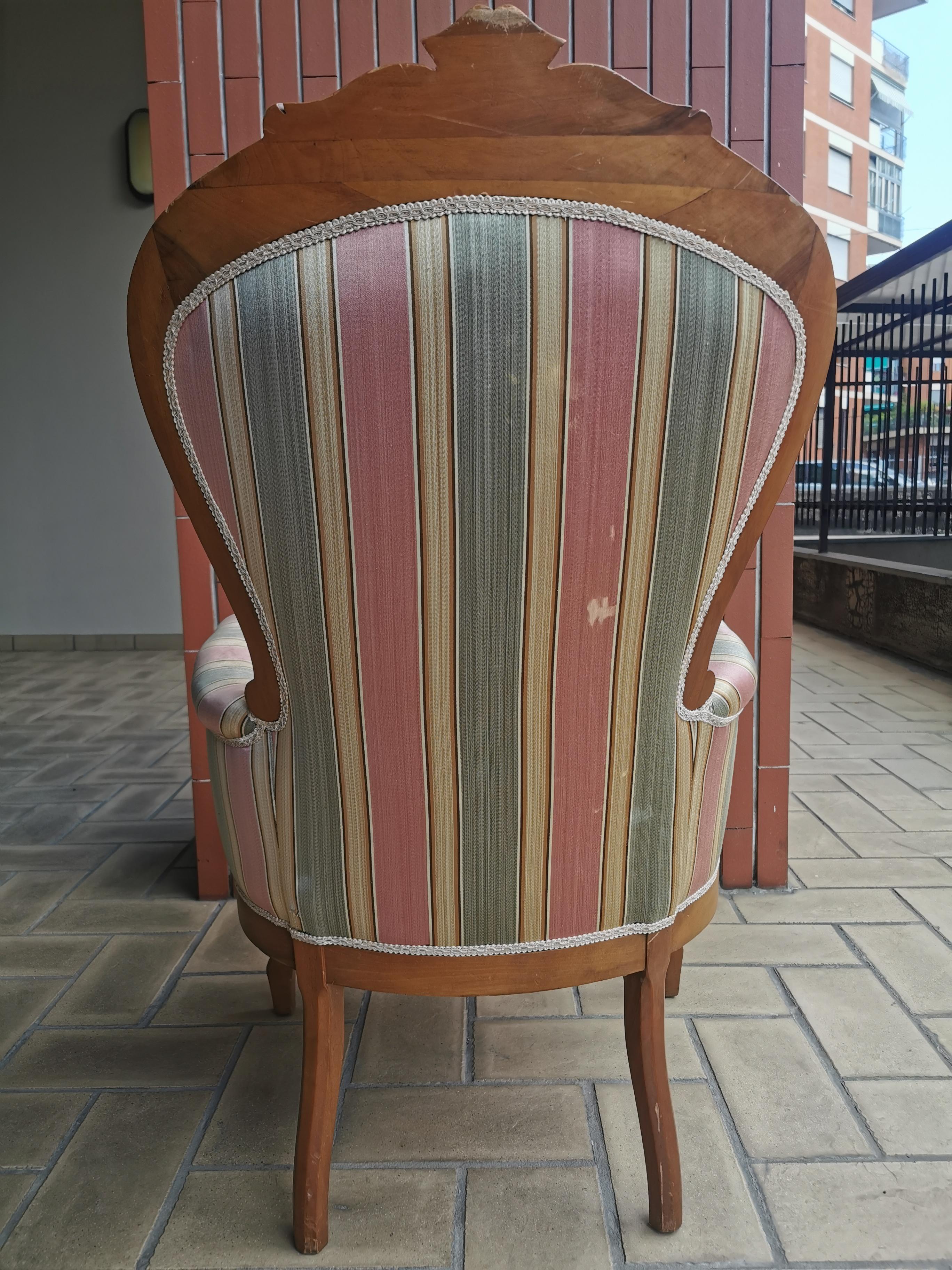 19th century Louis Philippe Armchair  For Sale 7