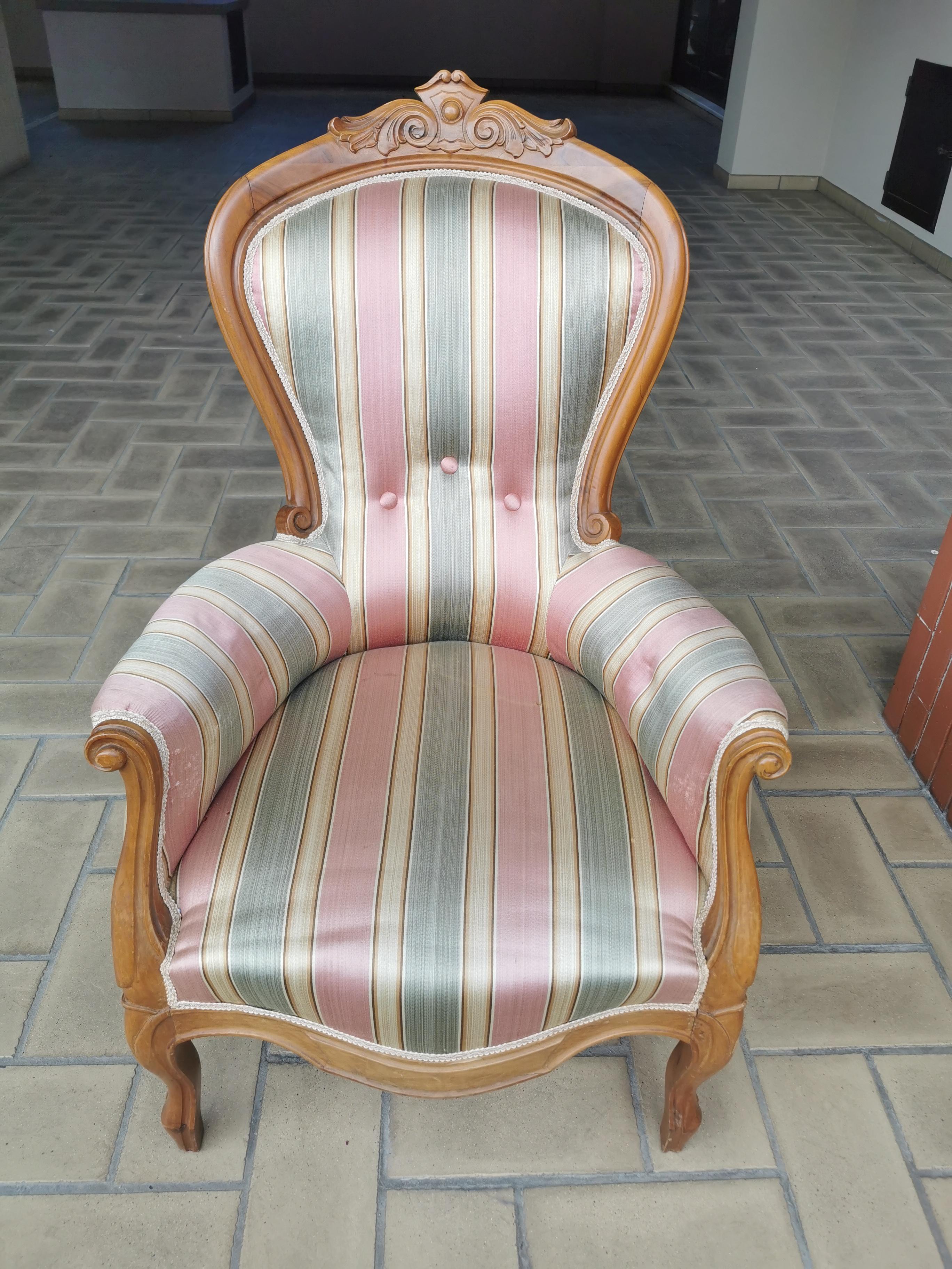 Mid-19th Century 19th century Louis Philippe Armchair  For Sale