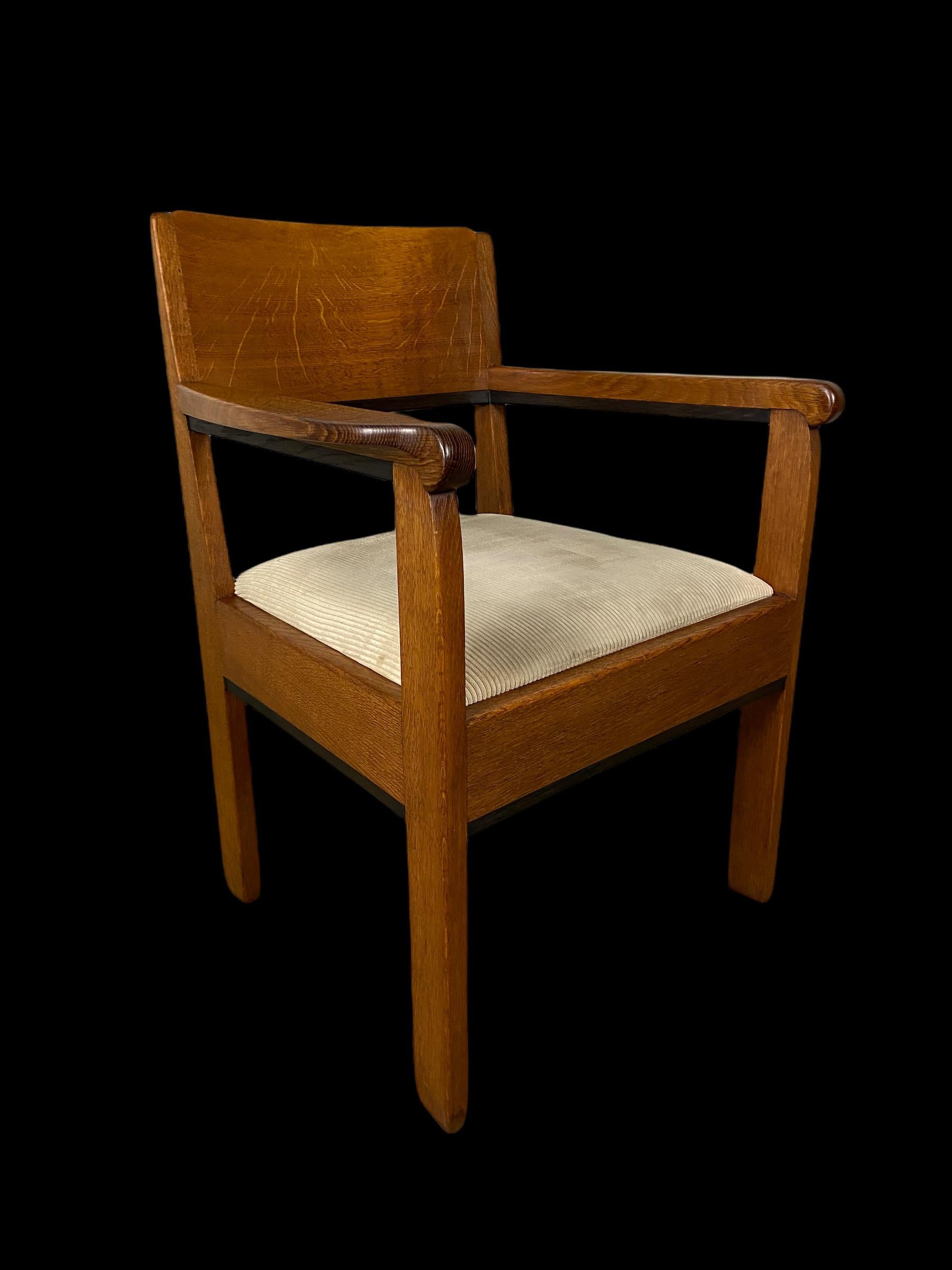 Early 20th Century Armchair L.O.V. Oosterbeek For Sale