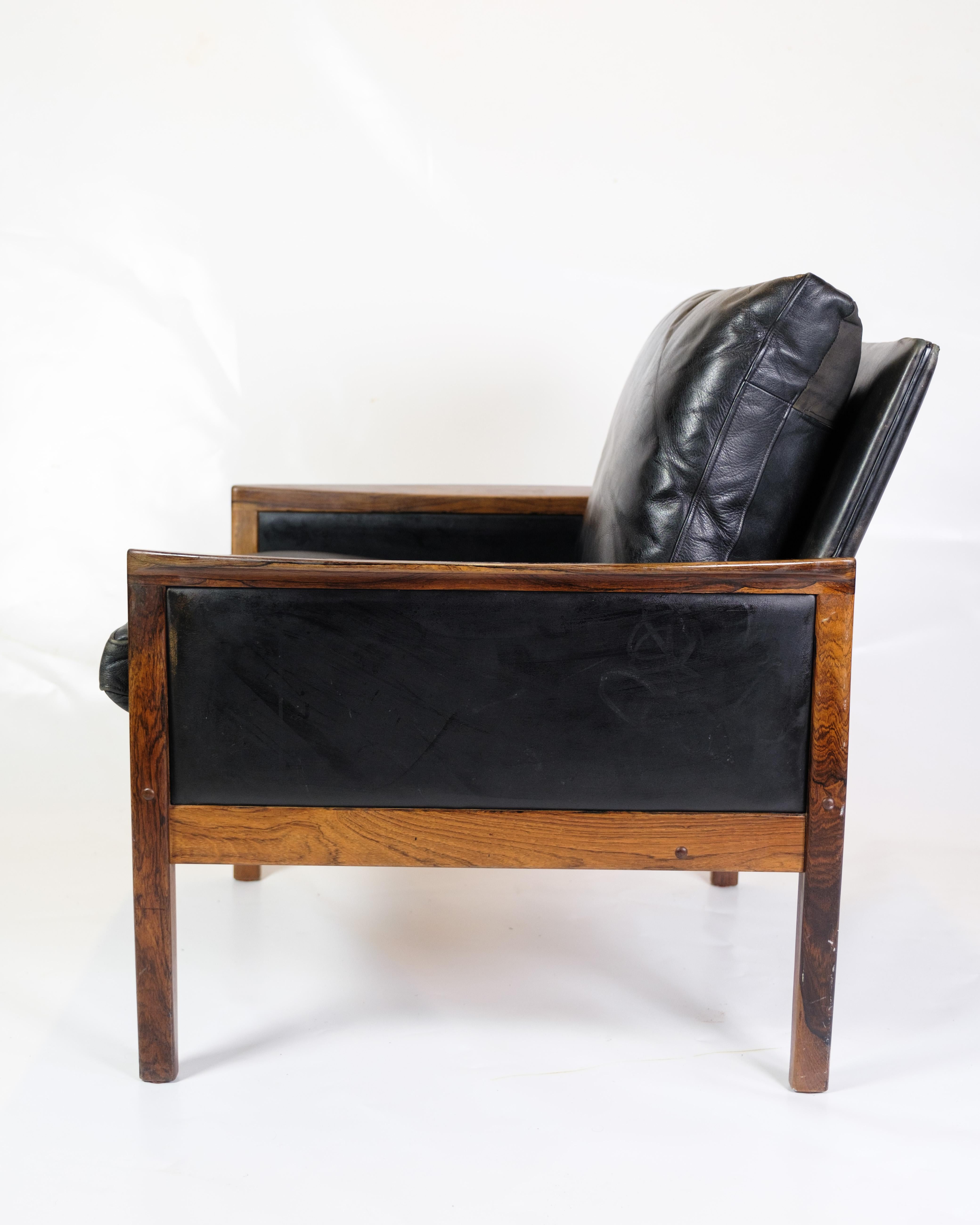 Armchair Made In Rosewood By Hans Olsen Made By Brdr. Juul K. From 1960s In Good Condition For Sale In Lejre, DK