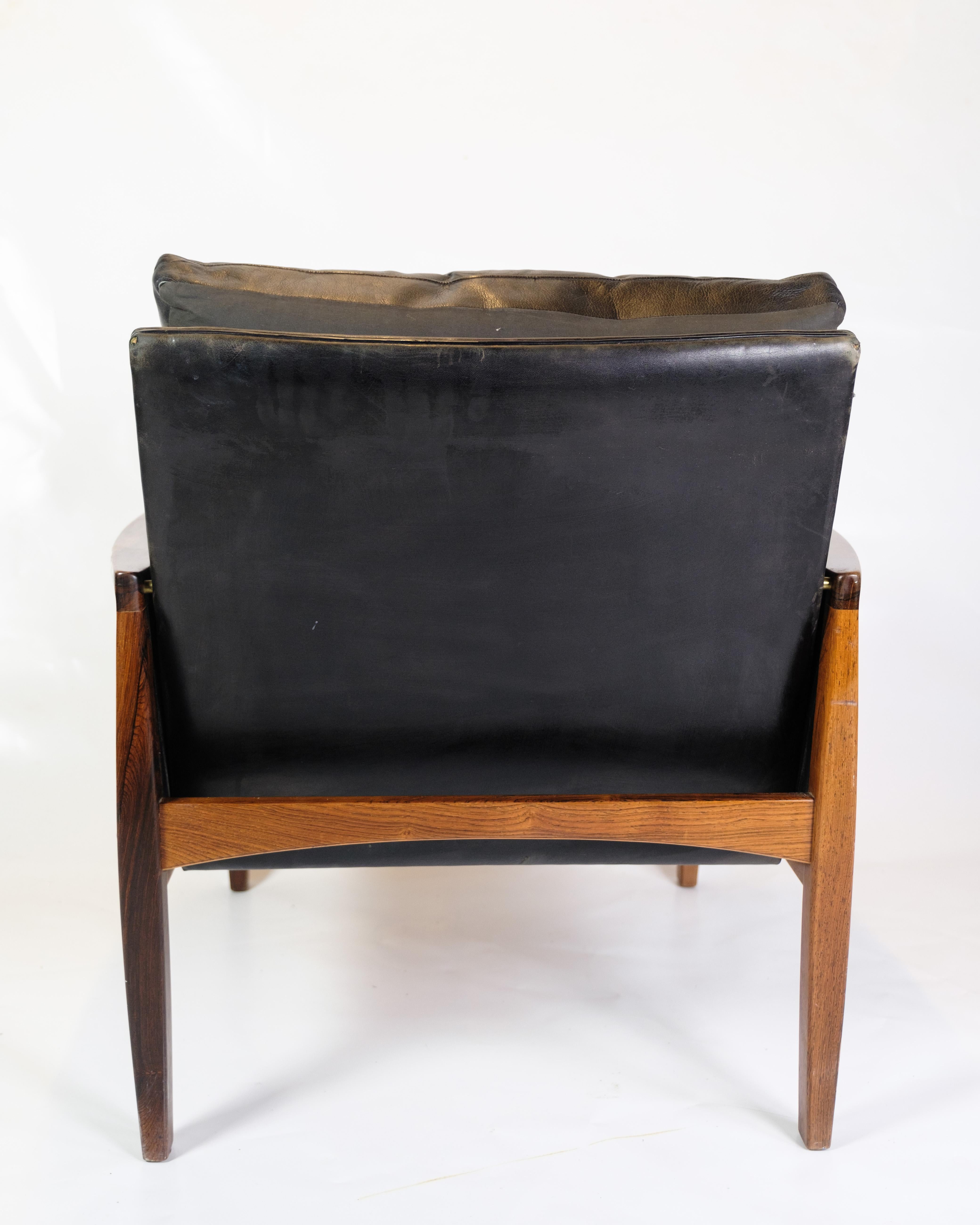 Mid-20th Century Armchair Made In Rosewood By Hans Olsen Made By Brdr. Juul K. From 1960s For Sale