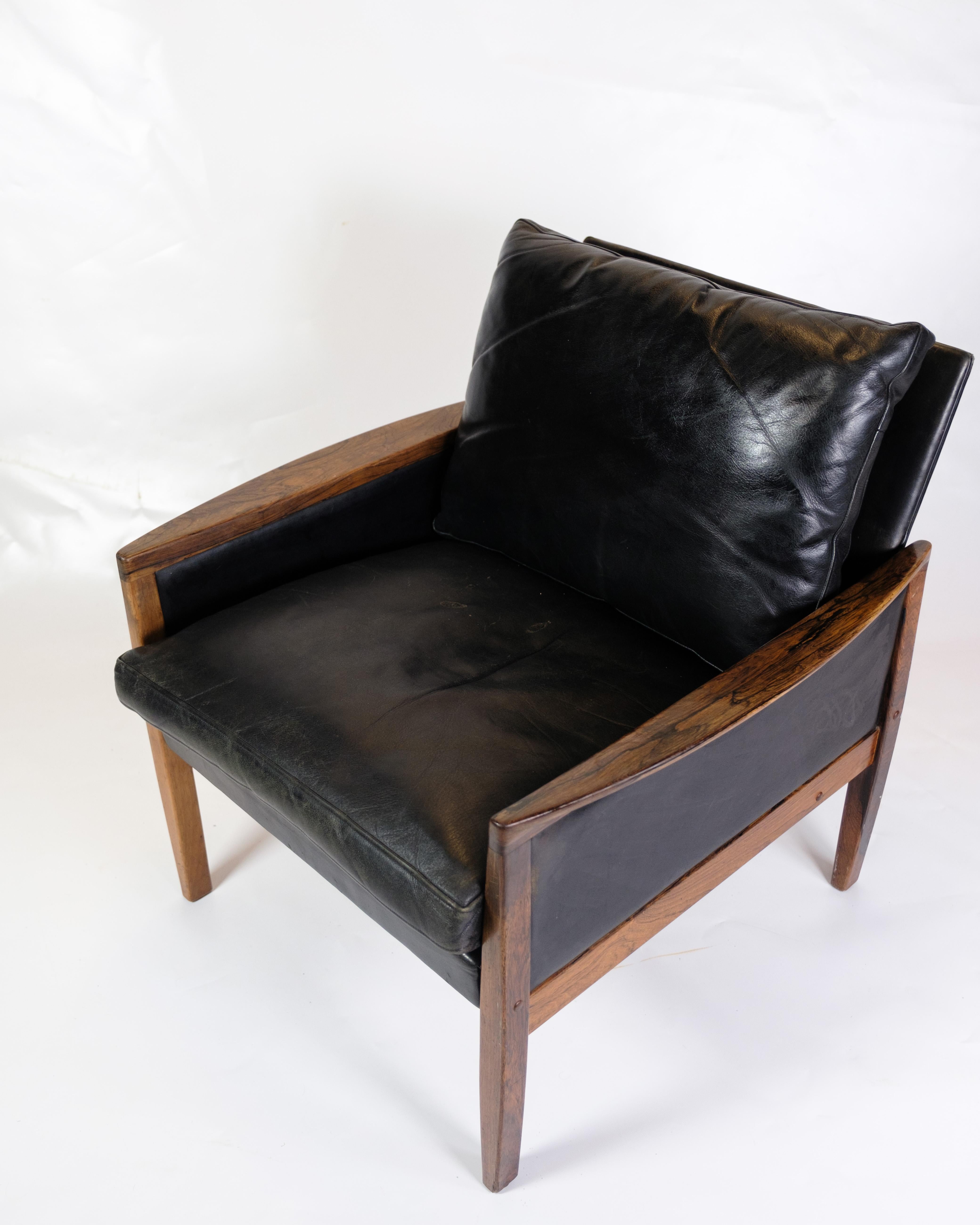 Armchair Made In Rosewood By Hans Olsen Made By Brdr. Juul K. From 1960s For Sale 2