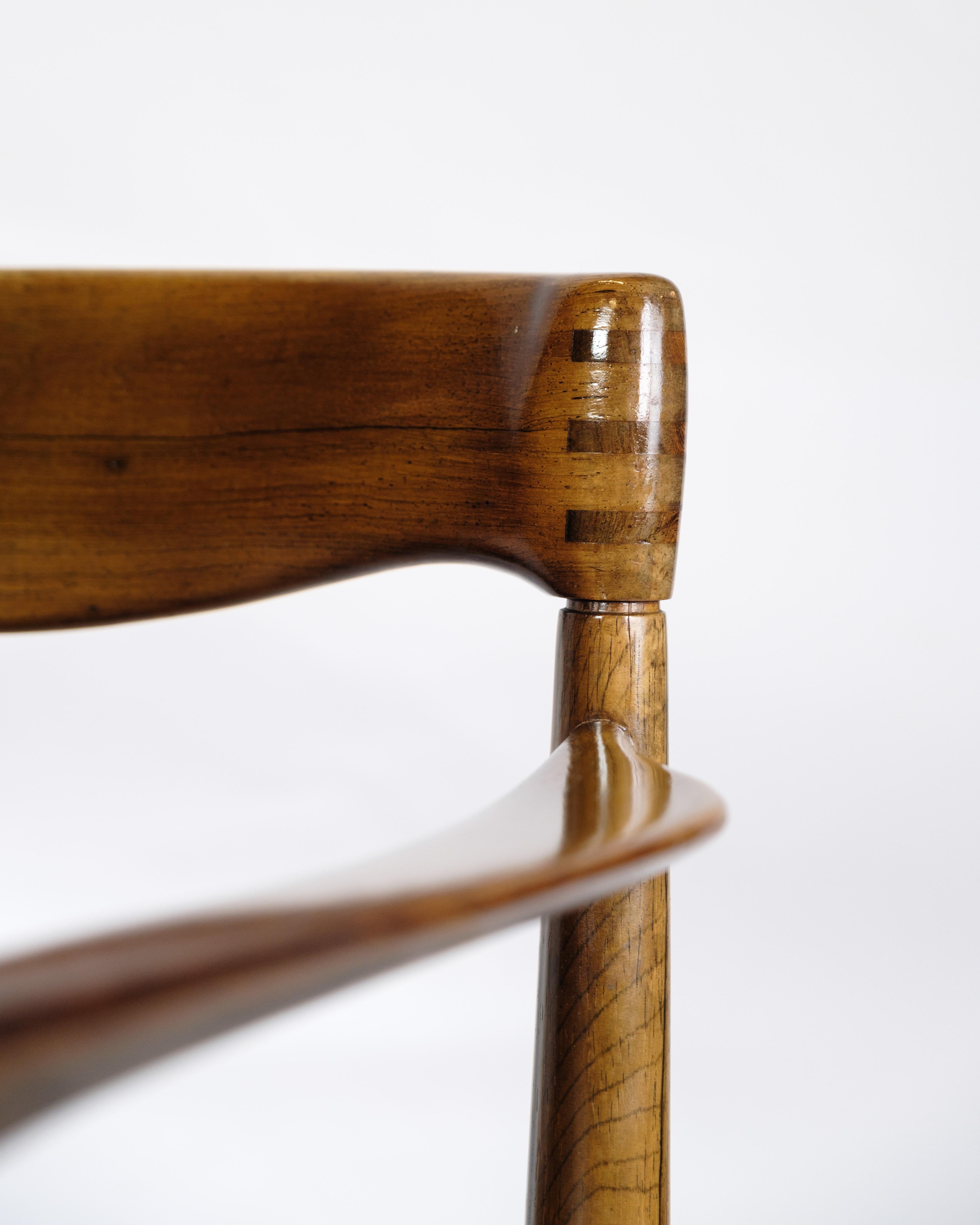 Fauteuil fabriqué en bois de rose par Henry W. Klein et fabriqué par Bramin à partir des années 1960 Bon état - En vente à Lejre, DK
