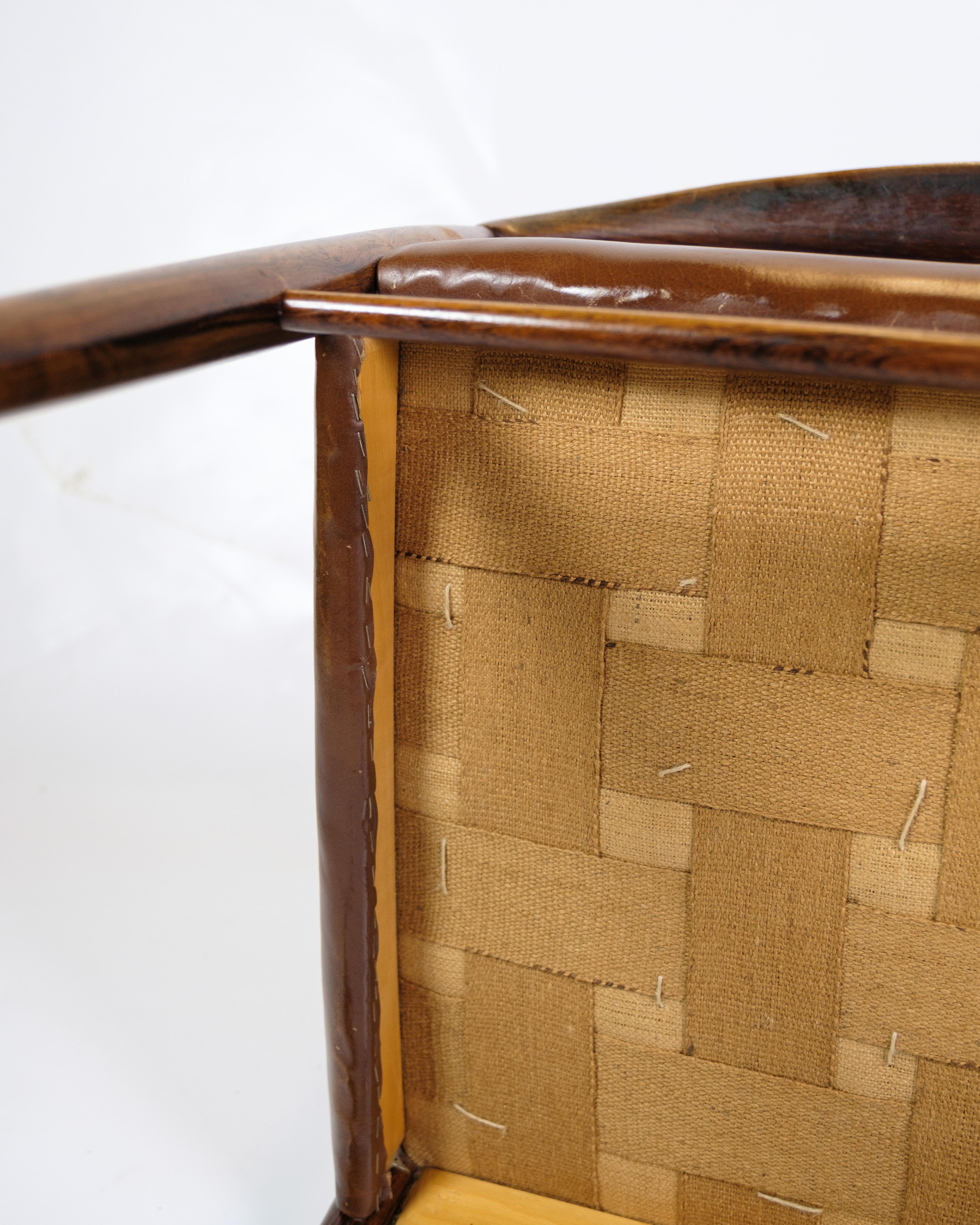 Fauteuil fabriqué en bois de rose par Henry W. Klein et fabriqué par Bramin à partir des années 1960 en vente 2