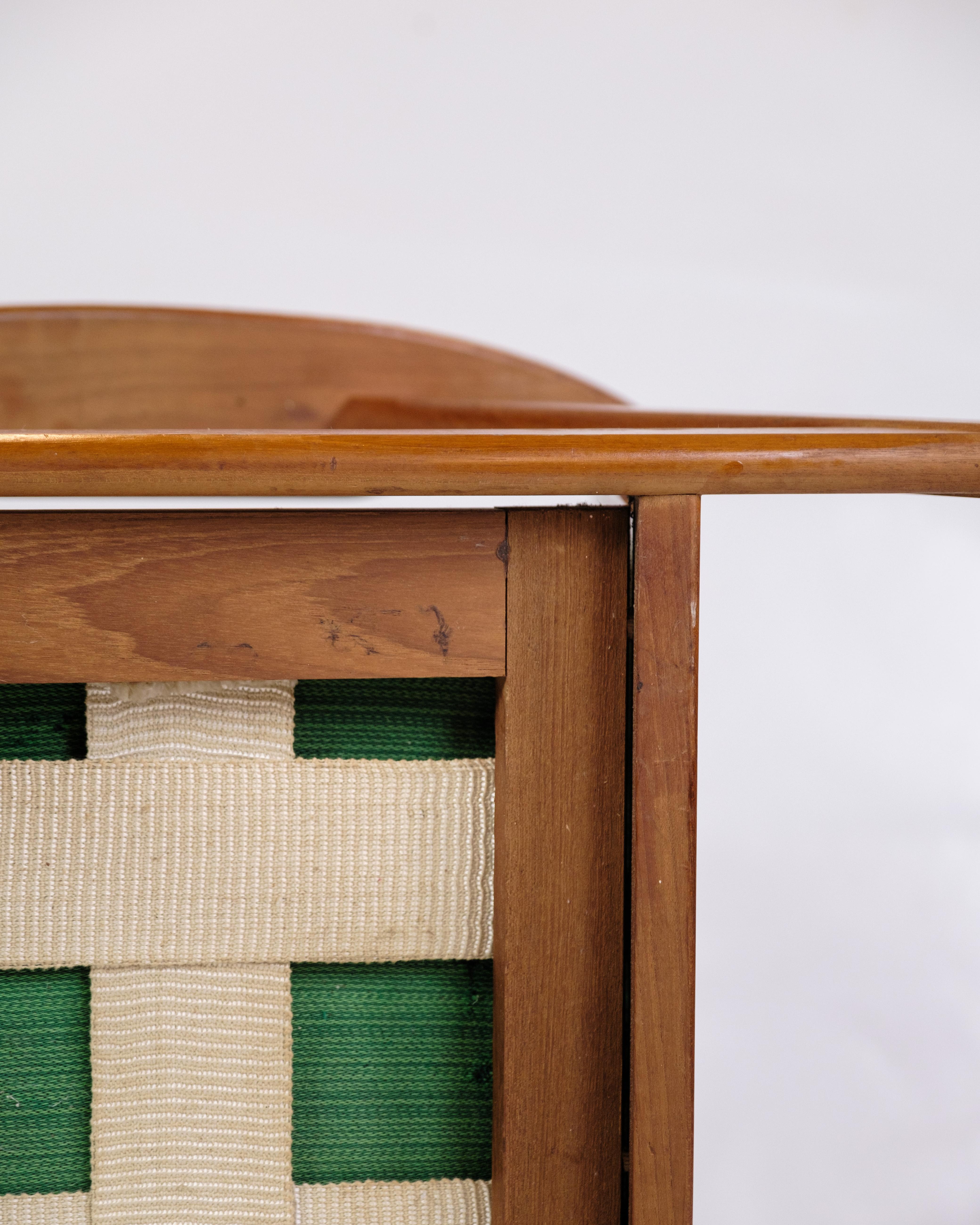 Tessuto Poltrona in teak, design danese anni '60 in vendita