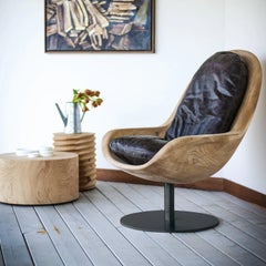 Armchair made of cedar Riva 1920 Creus Design Pininfarina
