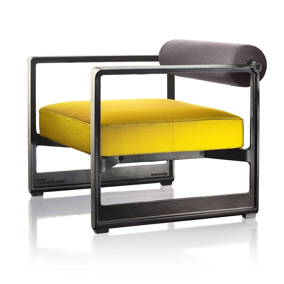 italien Fauteuil Magis Brut by Konstantin Grcic - Jaune en vente