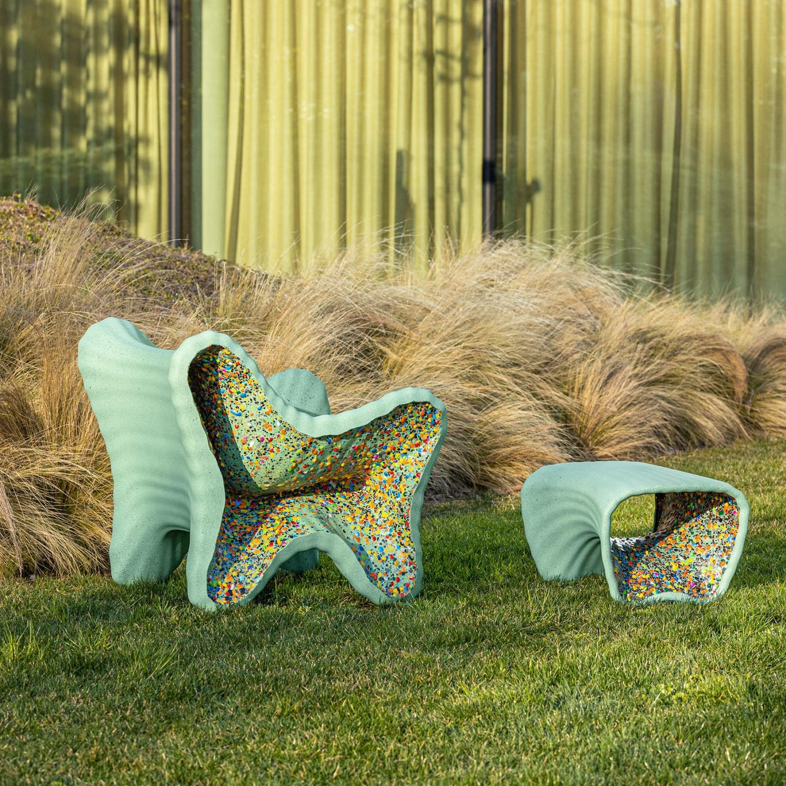 Plastica Poltrona Magis In-Side design Thomas Heatherwick in vendita