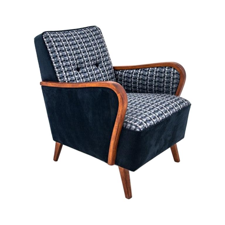 Armchair Mid-Century Modern Style, Poland, 1960s, after Renovation