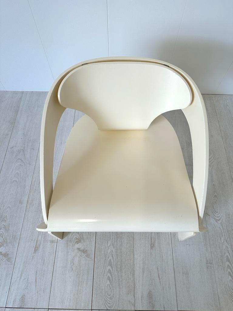 Bentwood Armchair Mod. 4801 by Joe Colombo for Kartell, 1960s