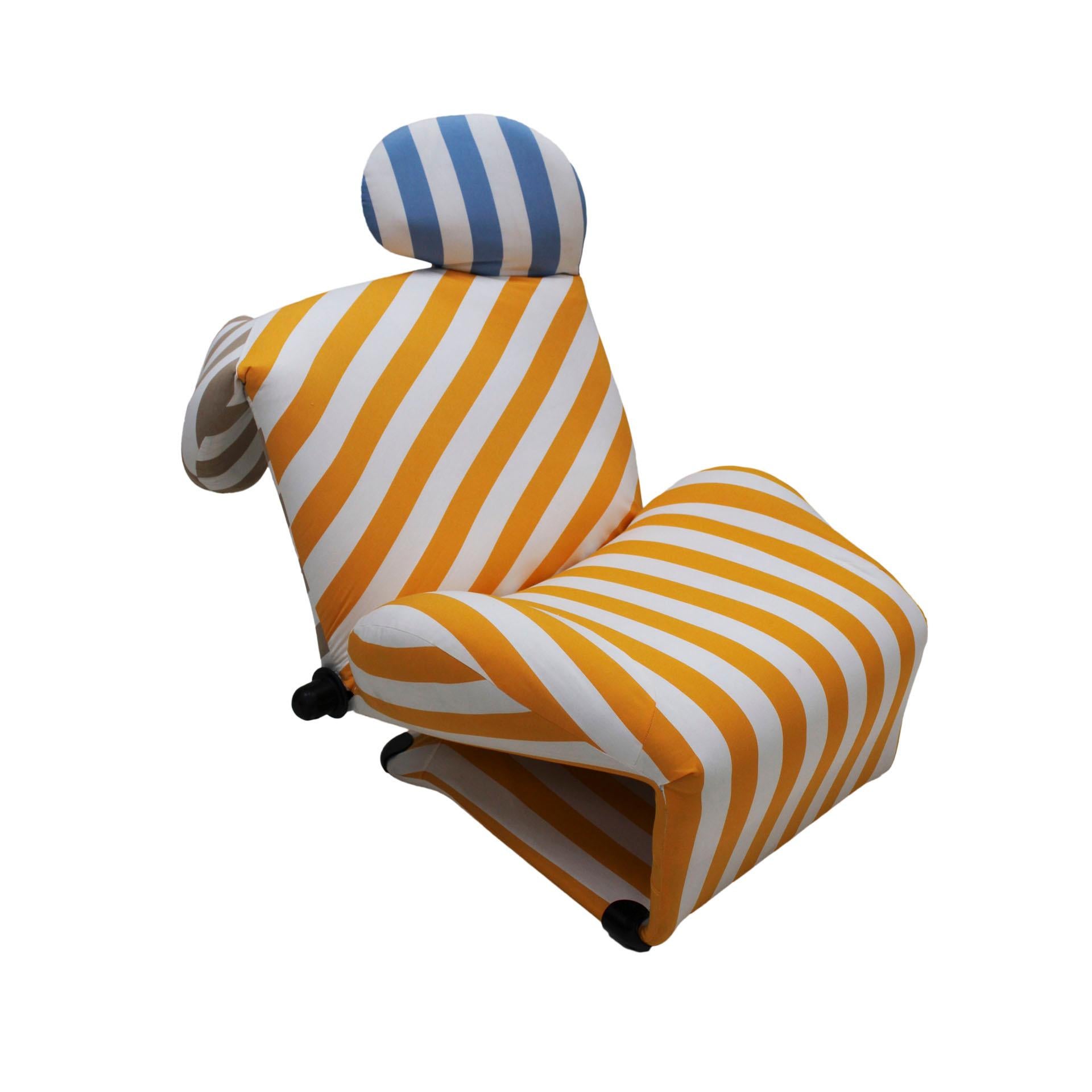 Acier Fauteuil Mod. Wink conçu par Toshiyuki Kita pour Cassina, années 1980 en vente