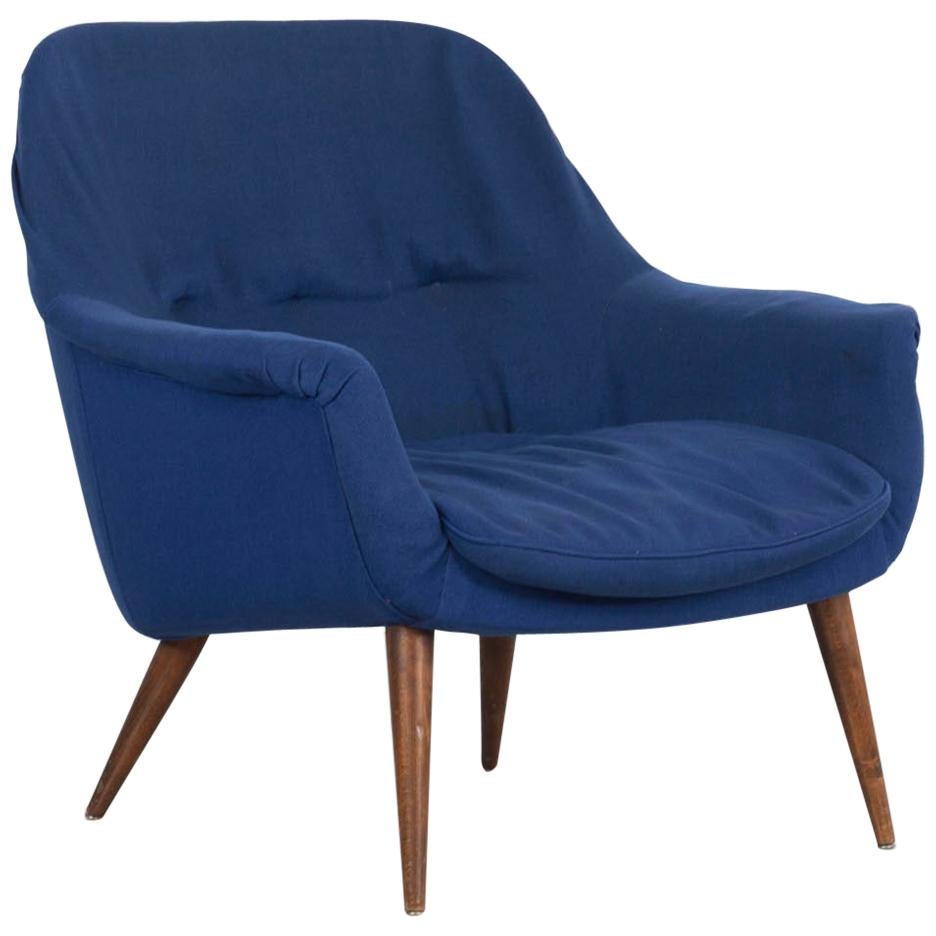 Armchair Model "1101" by Cassina from Italy, 1958 with the Manufacturers Label For Sale