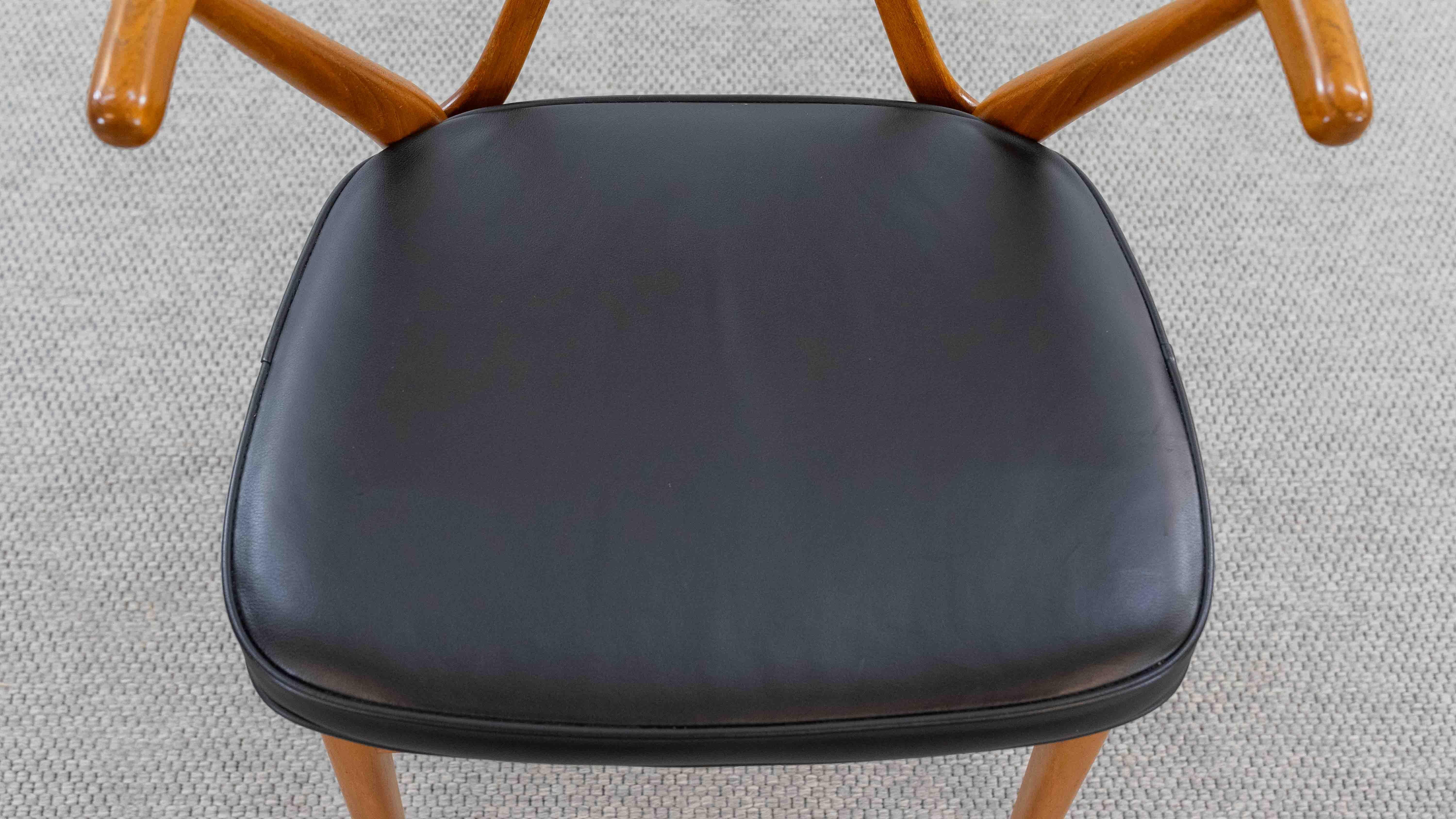 Sillón Modelo 255 de Henning Kjaernulf para Bruno Hansen en Teca en venta 5