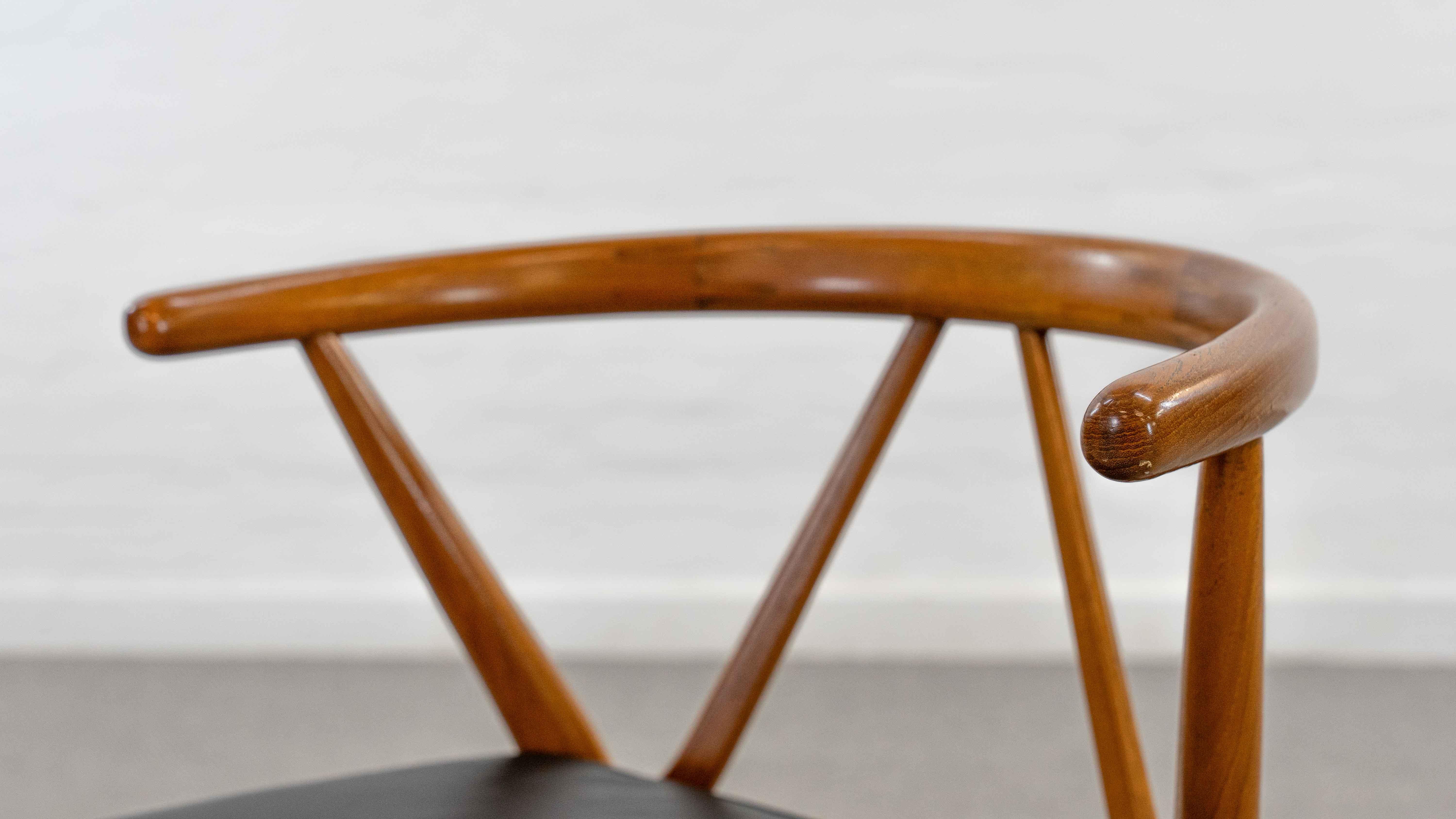 Sillón Modelo 255 de Henning Kjaernulf para Bruno Hansen en Teca en venta 8