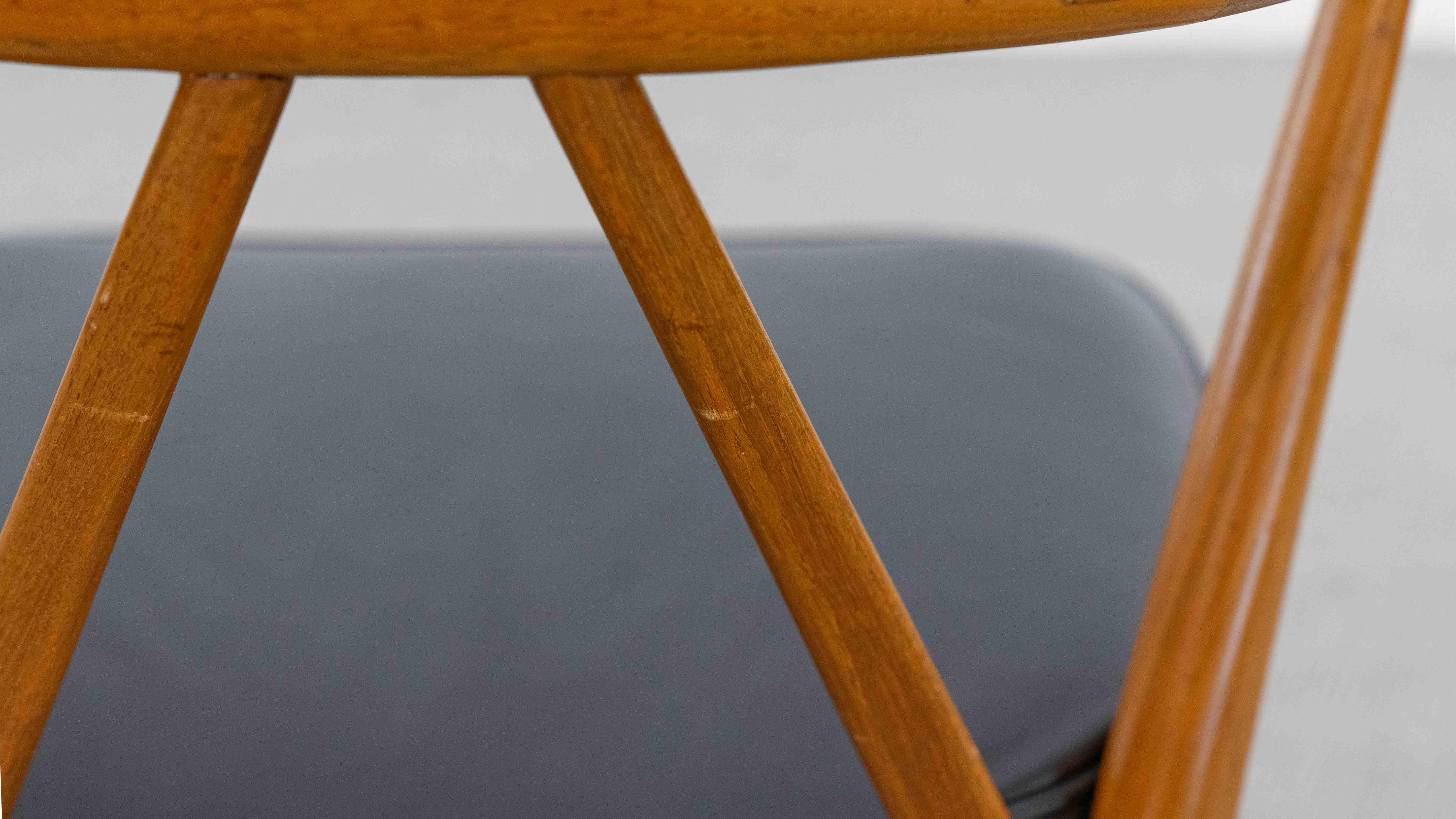 Sillón Modelo 255 de Henning Kjaernulf para Bruno Hansen en Teca en venta 14