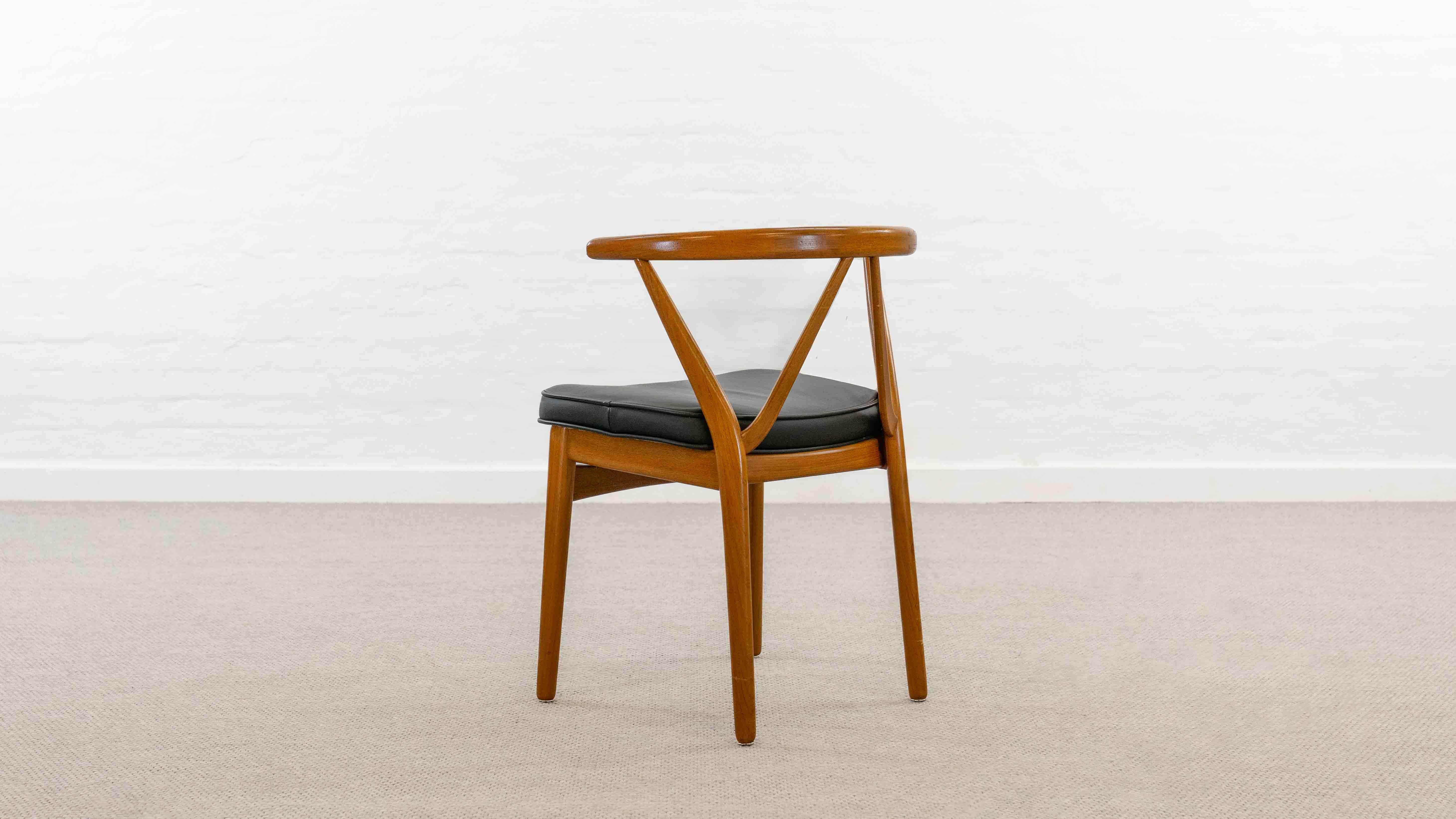 Sillón Modelo 255 de Henning Kjaernulf para Bruno Hansen en Teca en venta 1