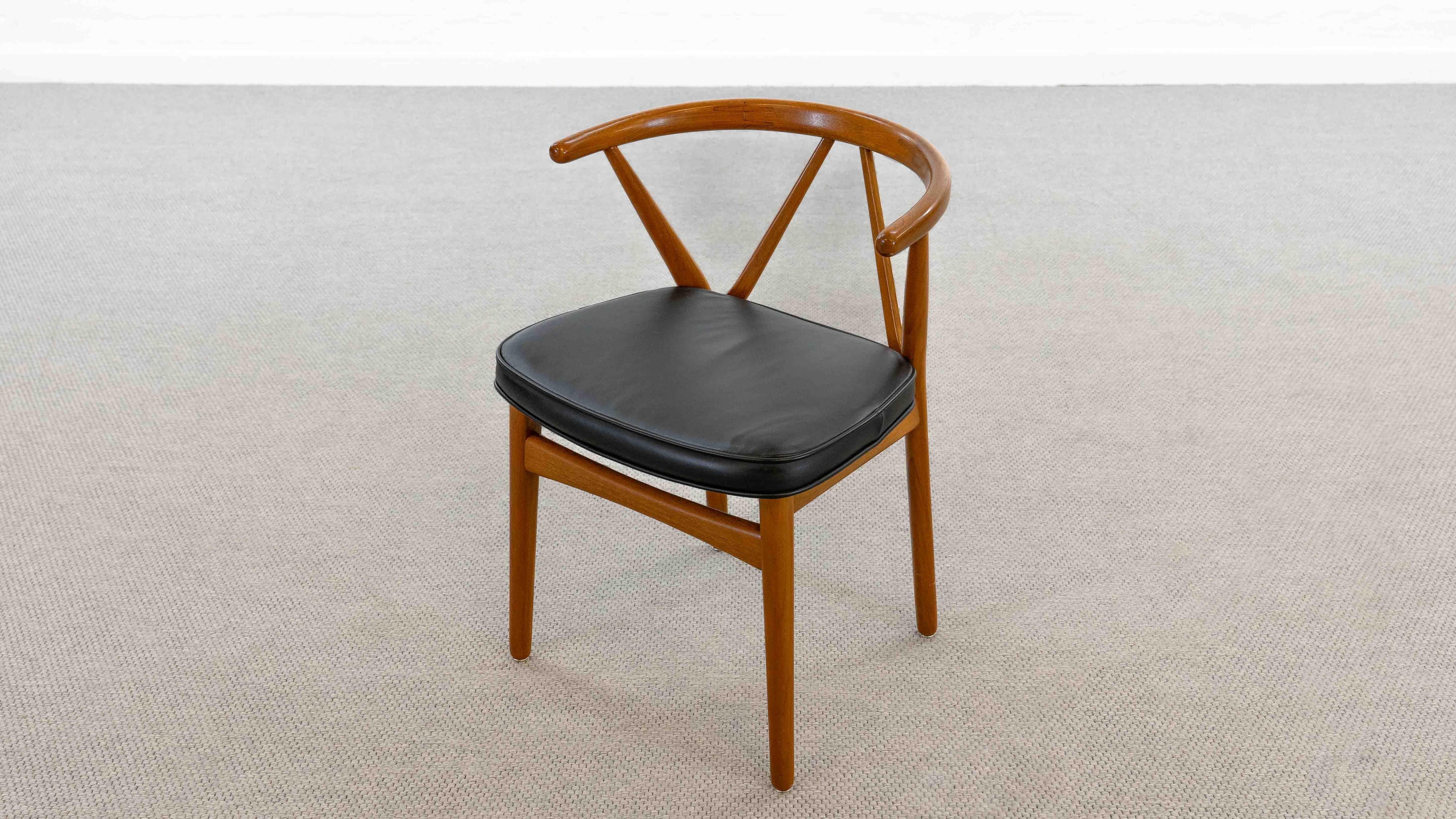Sillón Modelo 255 de Henning Kjaernulf para Bruno Hansen en Teca en venta 3