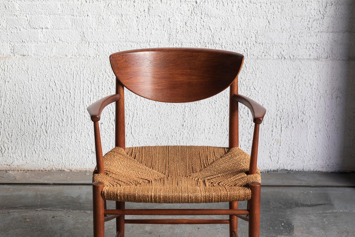 Mid-20th Century Peter Hvidt & Orla Molgaard 'Model 317' Chair for Soborg Mobler, Denmark, 1960s 