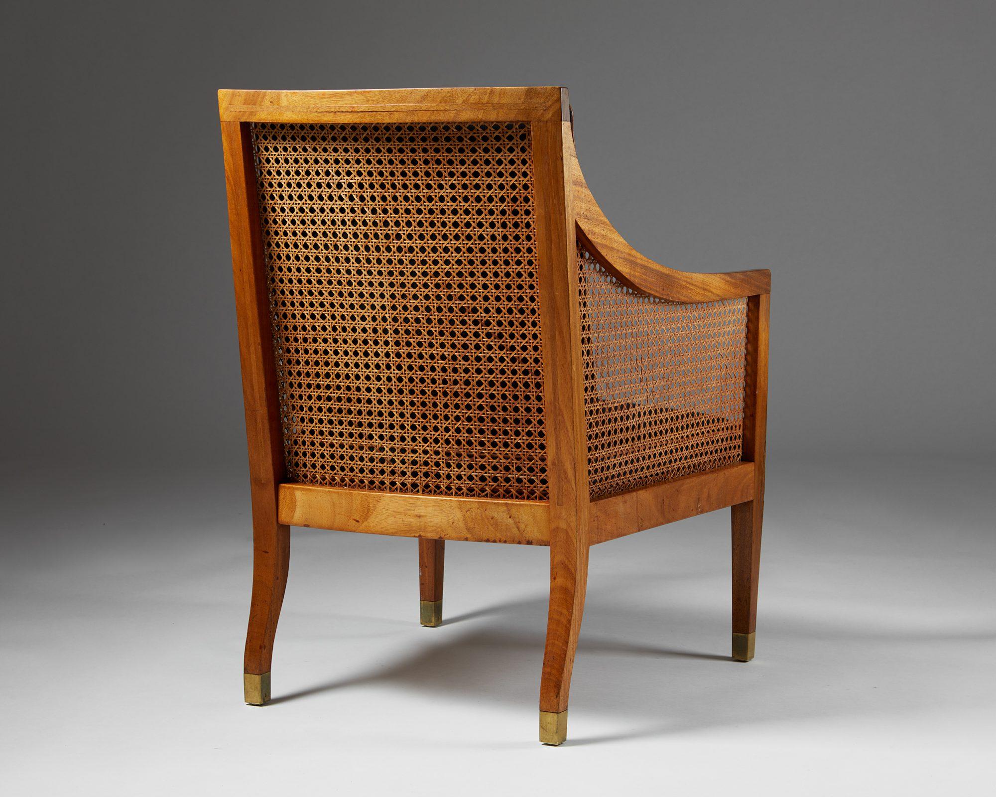 Armchair Model 4488 Designed by Kaare Klint for Rud. Rasmussen, Denmark, 1931 In Good Condition In Stockholm, SE