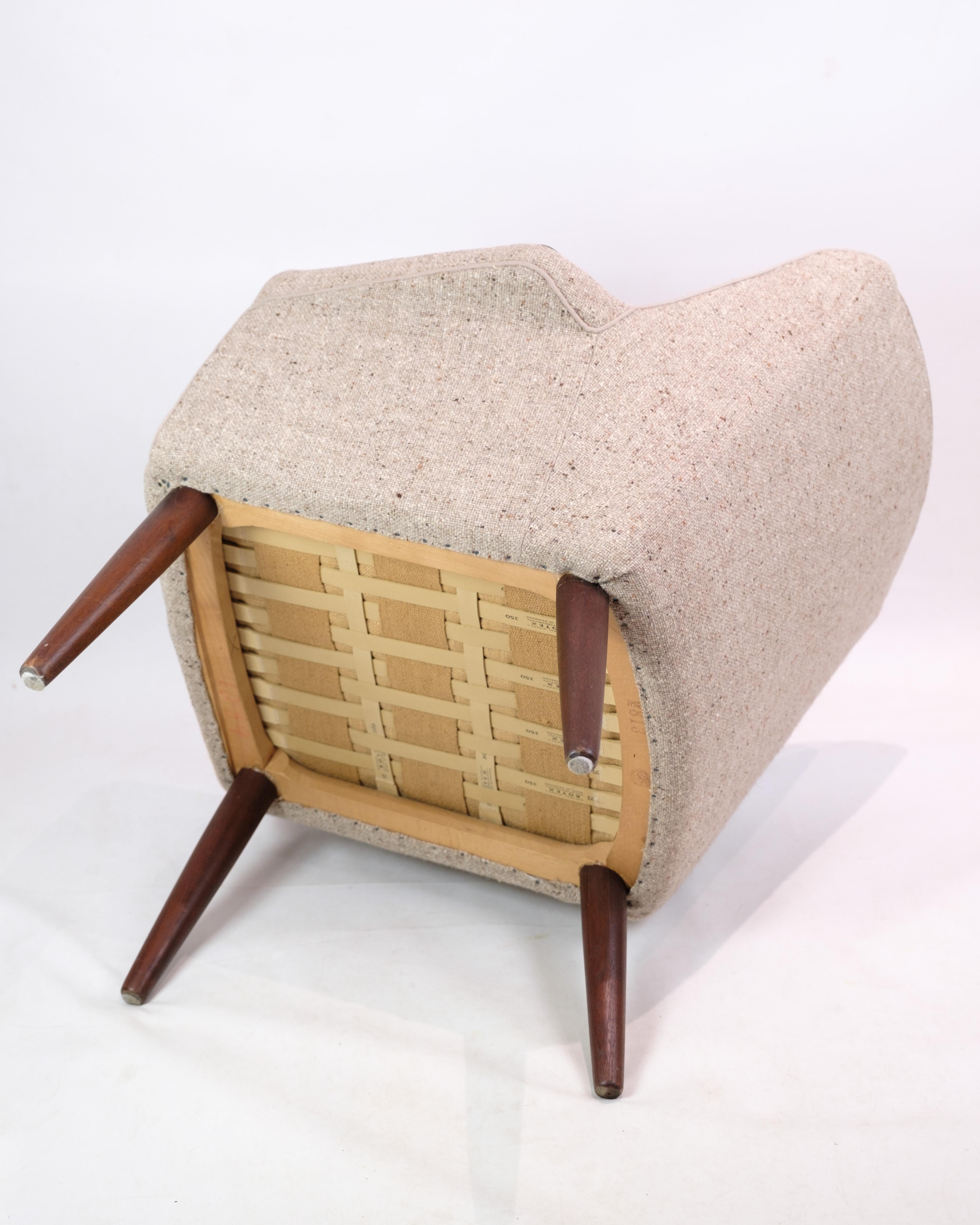 Fabric Armchair, Model 813 By Arne Vodder & Anton Berg, Slagelse Møbelfabrik, 1960s For Sale