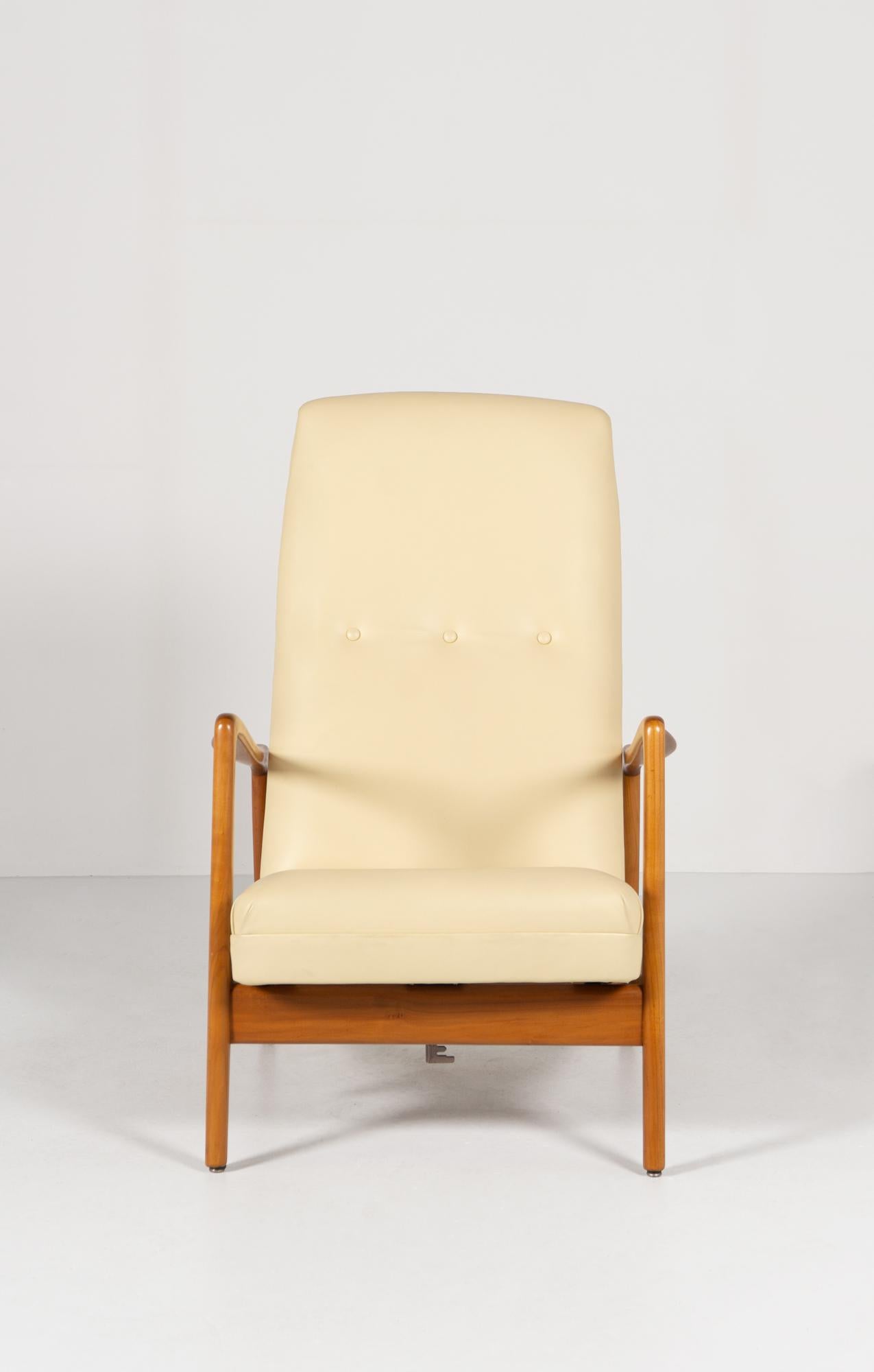 Moderne Fauteuil Modèle 829 de Rastad and Relling, Cassina, Italie, 1960 en vente
