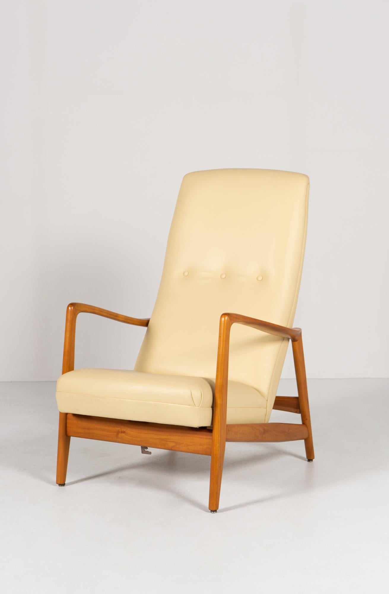 italien Fauteuil Modèle 829 de Rastad and Relling, Cassina, Italie, 1960 en vente