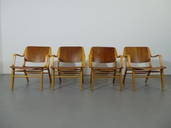 Armchair Model Ax Chair Peter Hvidt & Orla Molgaard Nielson by Fritz Hansen 1950